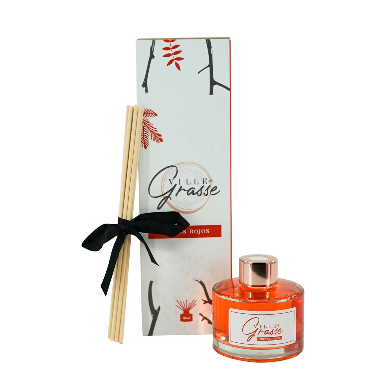 Difusor de Varillas con Esencia Aroma a Frutos Rojos 100 ml