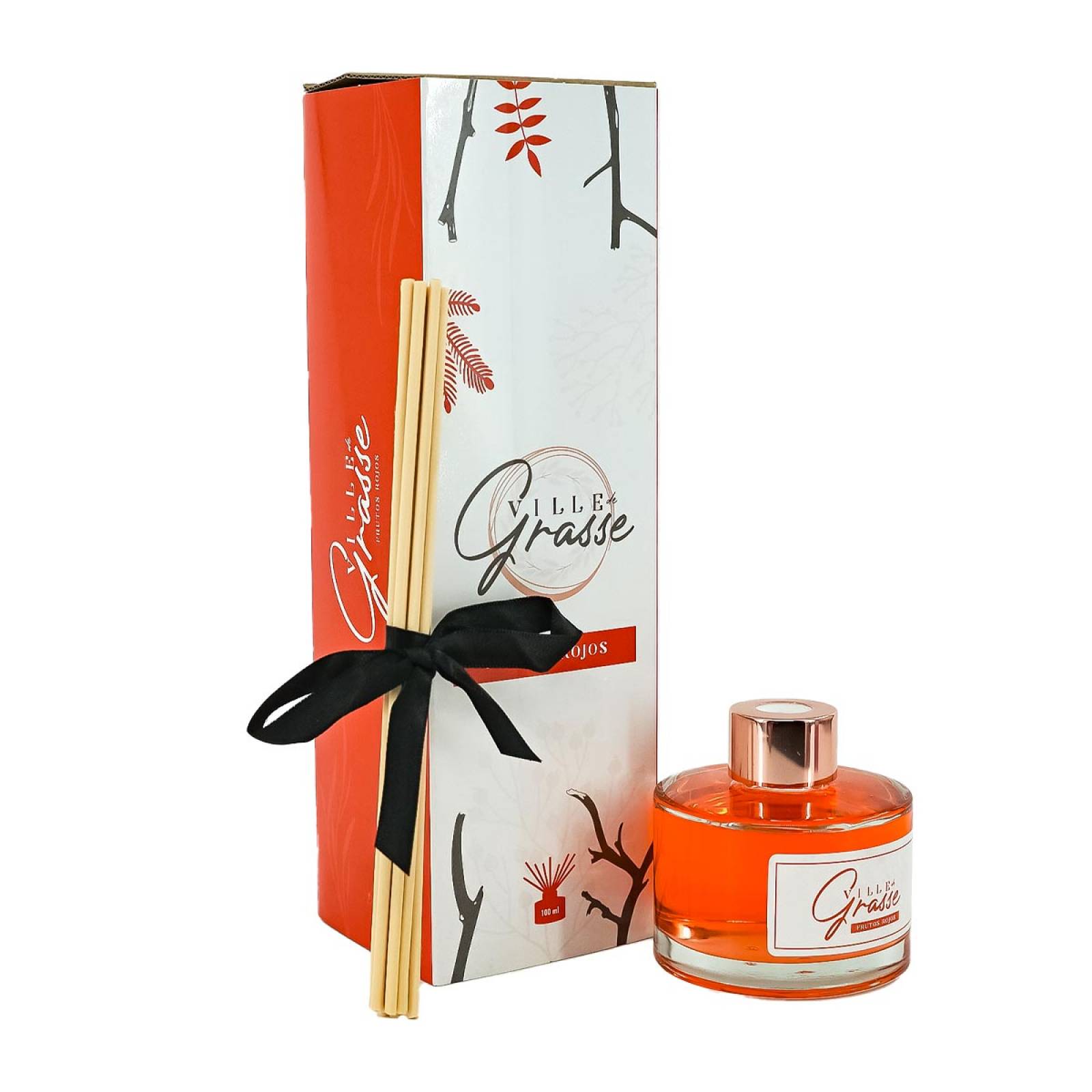 Difusor de Varillas con Esencia Aroma a Frutos Rojos 100 ml
