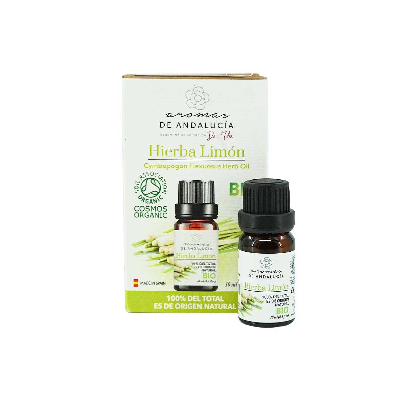 Aceite Esencial BIO Andalucia Aroma a Hierba de Limon 10 ml