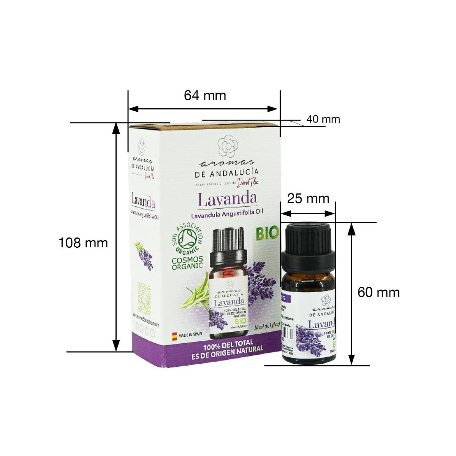 Aceite Esencial BIO Andalucia Aroma a Lavanda 10 ml