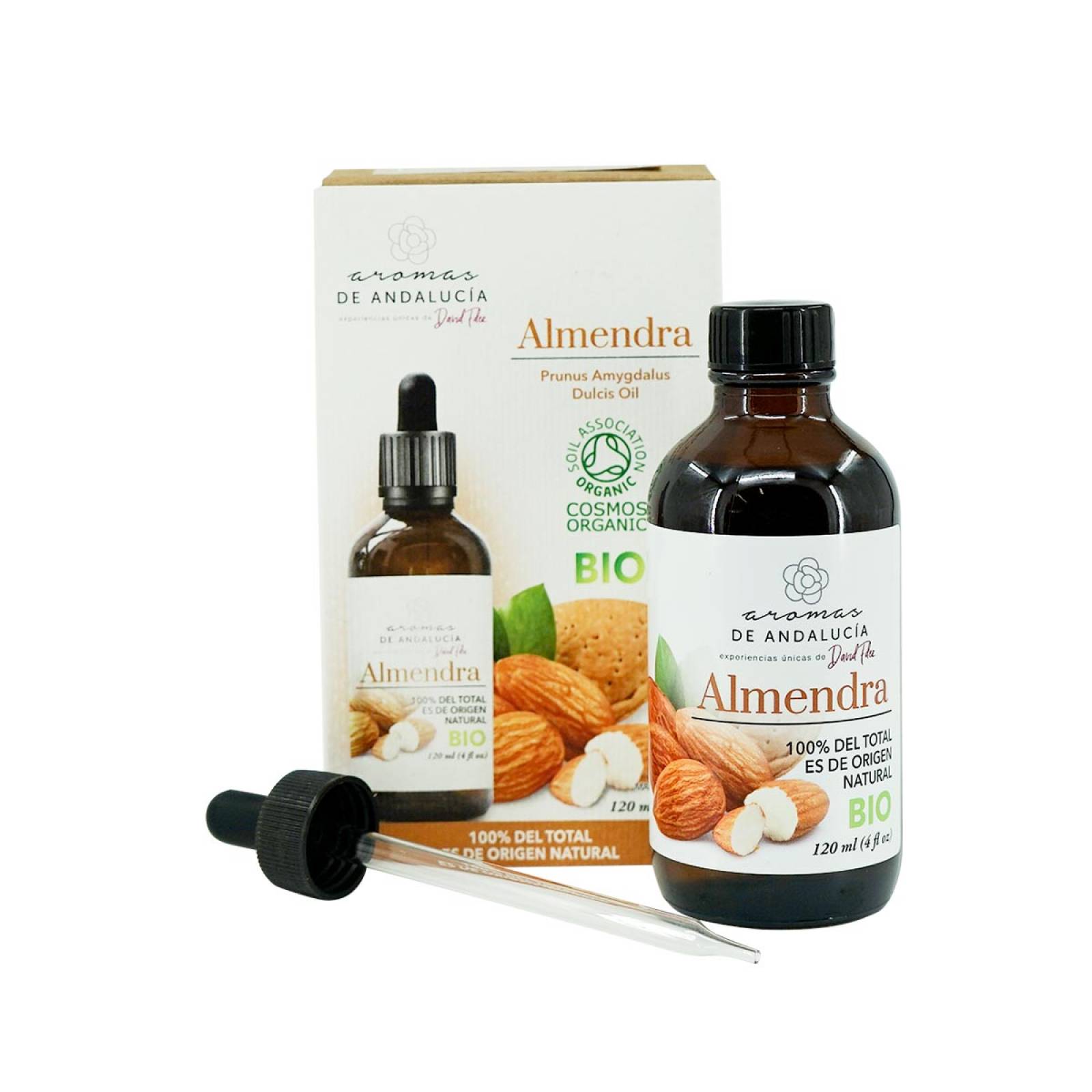 Aceite Vegetal Natural BIO Andalucia Aroma a Almendra Dulce 120 ml