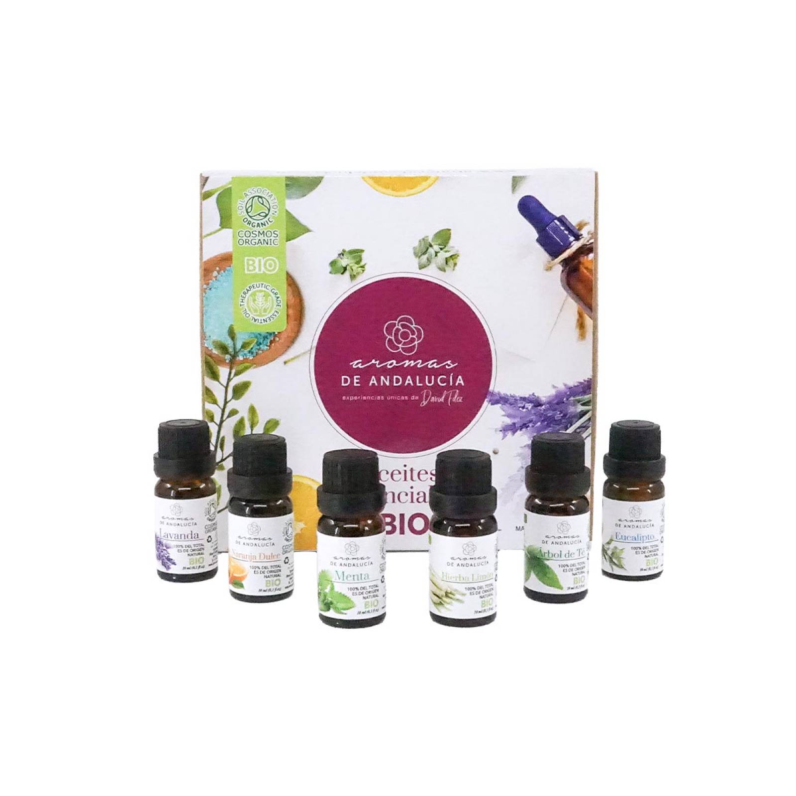 Aceites Esenciales BIO Paquete de 6 piezas de 10 ml 6 Sensaciones