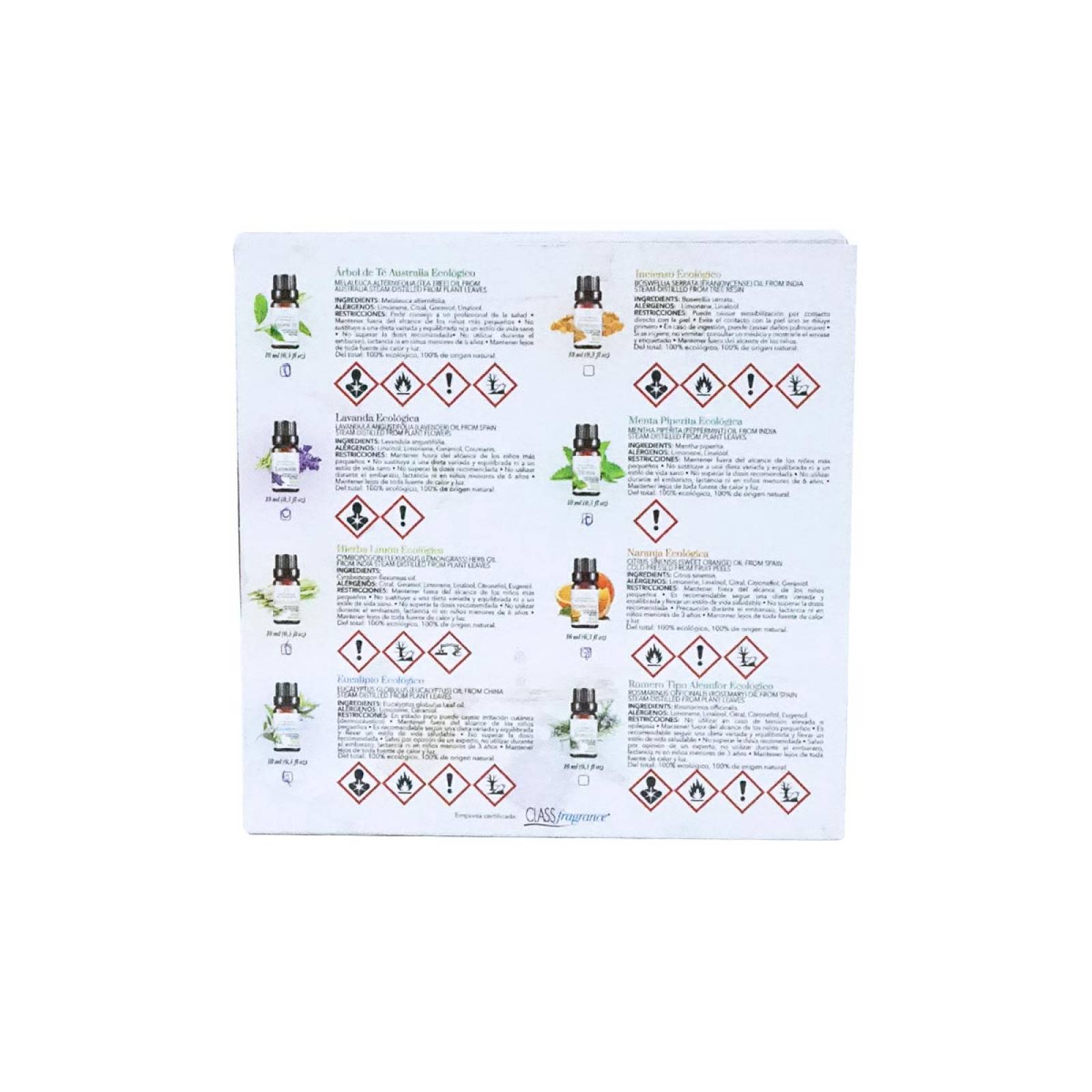 Aceites Esenciales BIO Paquete de 6 piezas de 10 ml 6 Sensaciones