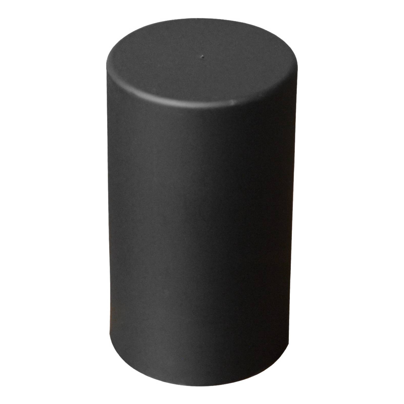 Paquete de 20 capuchones cilindro liso de rosca Negro