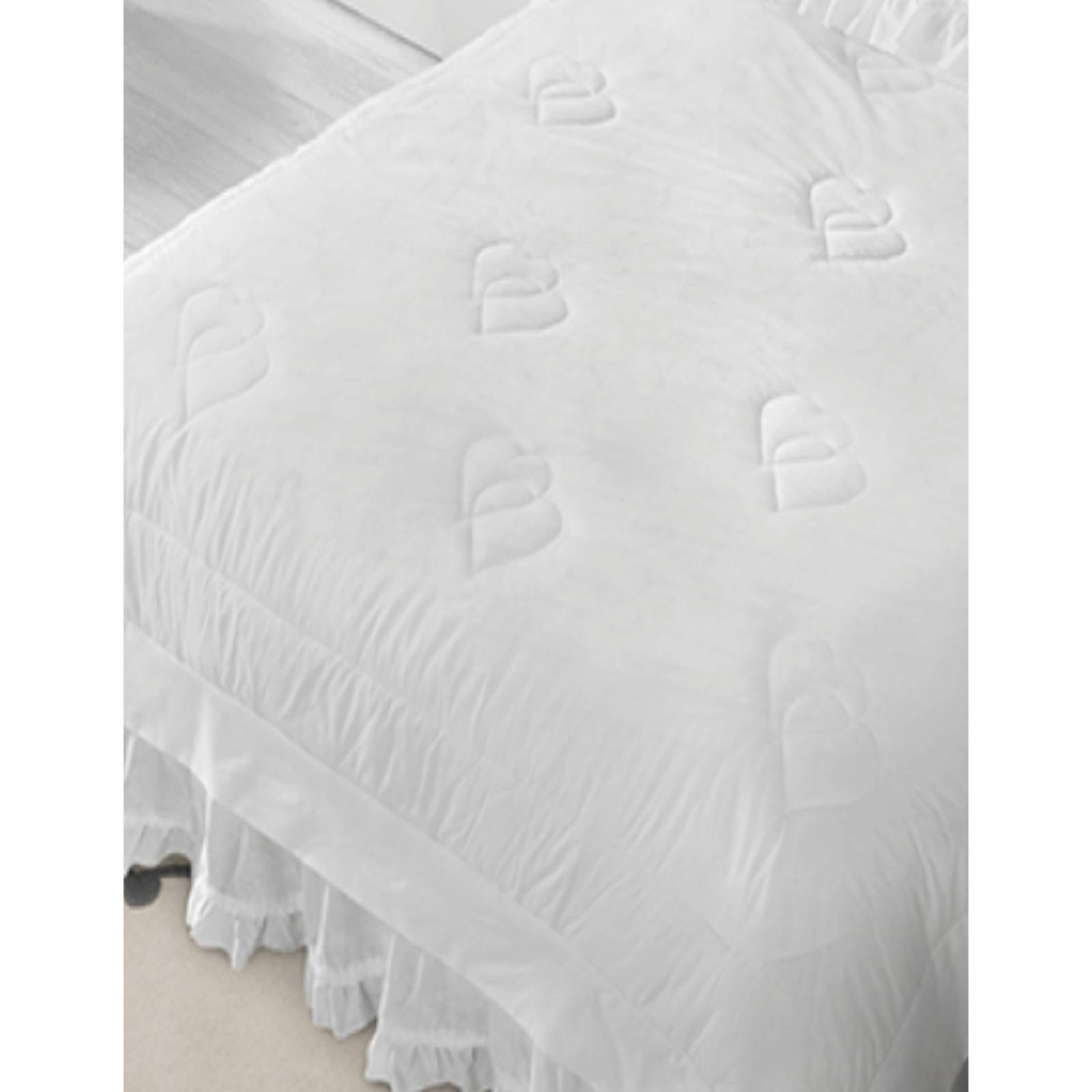 Colcha Competition Linens Amore Blanca King Size 11 Pzas.