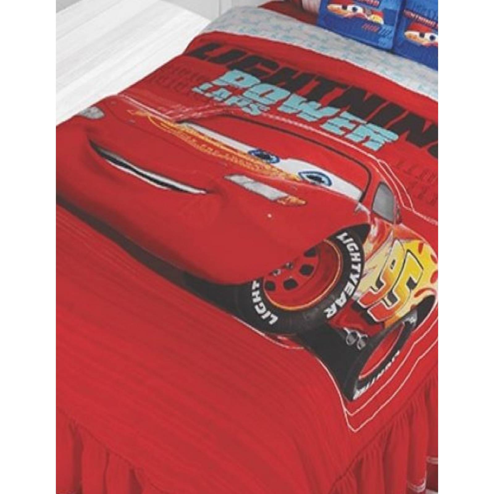 Colcha Competition Linens Cars Power Matrimonial 3 Pzas.