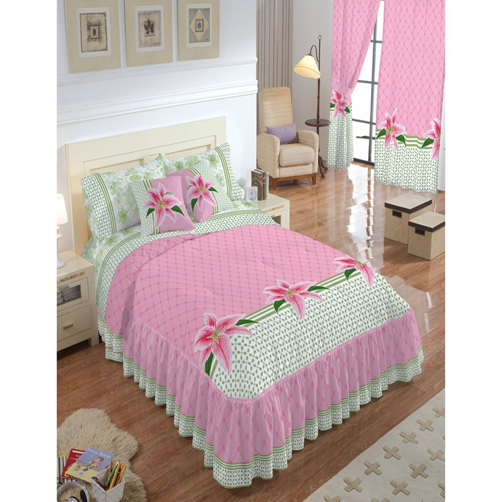 Colcha Competition Linens Dalila Matrimonial 3 Pzas.