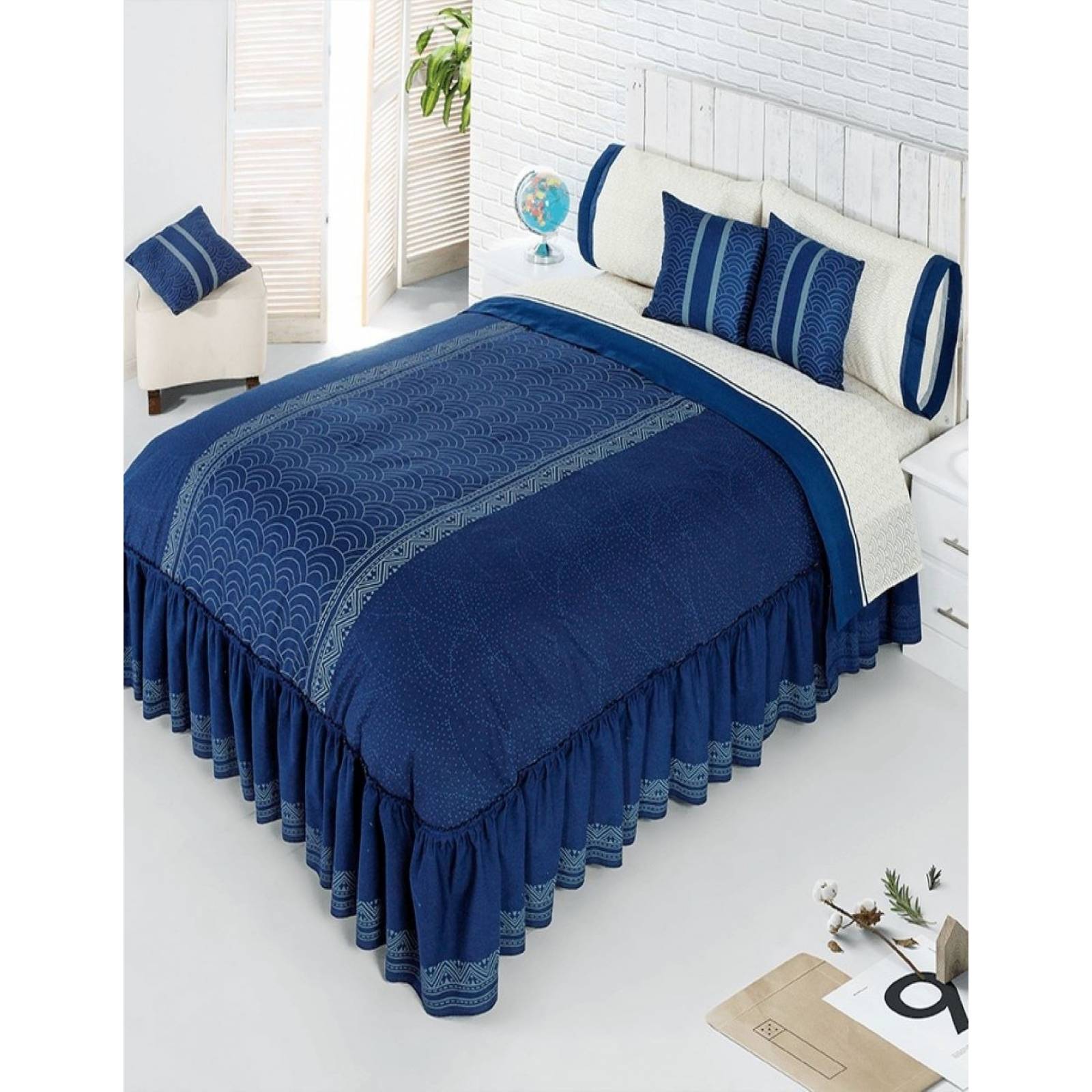 Colcha Competition Linens Fabricio King Size 4 Pzas.
