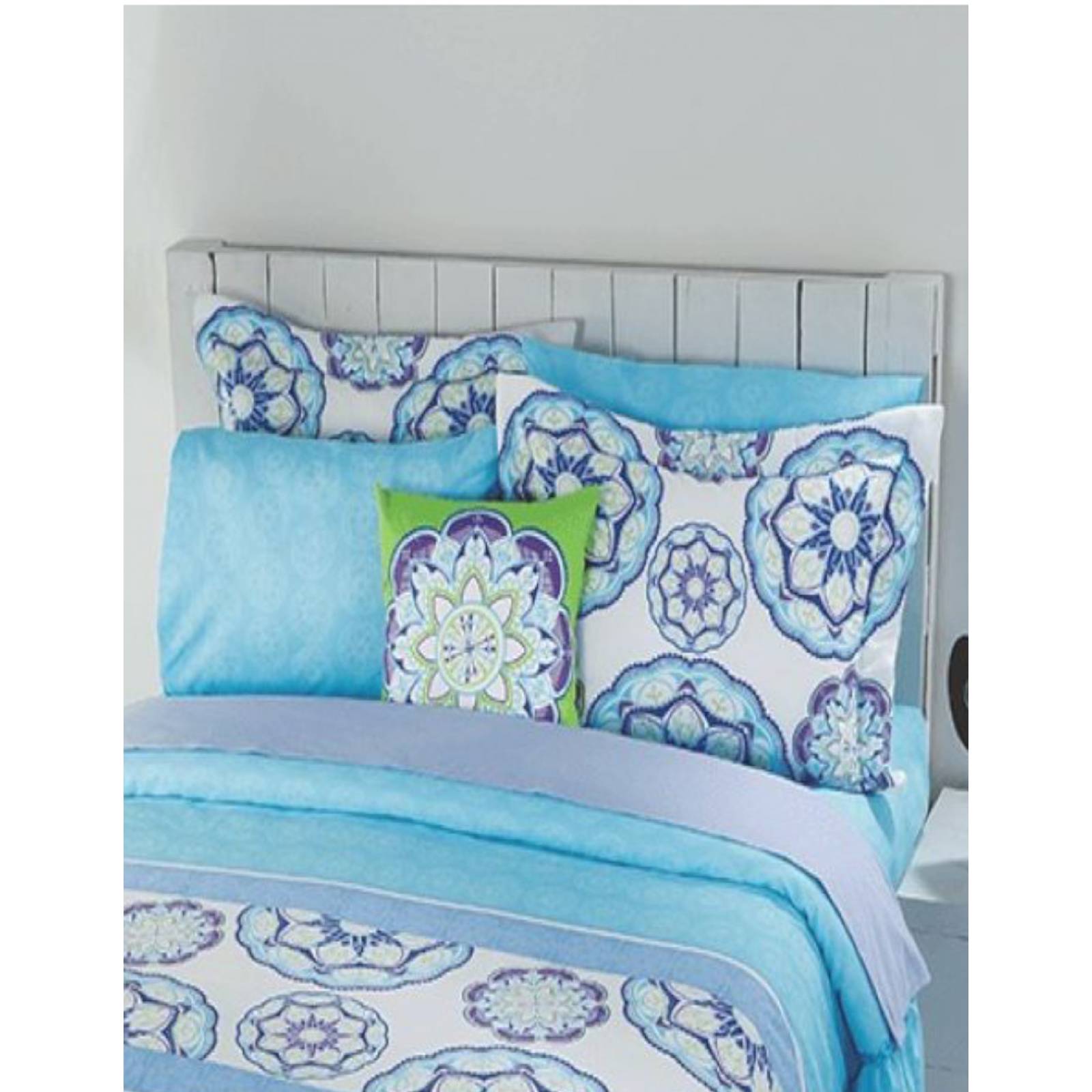 Colcha Competition Linens Gala Azul Individual 3 Pzas.