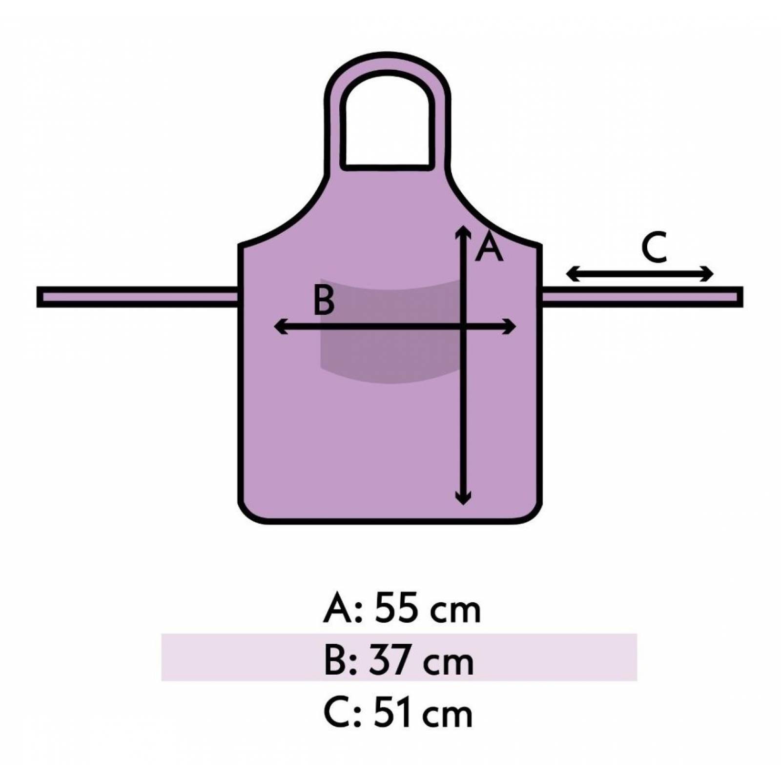 Mandil Delantal Para Niño y Niña Masho, Tamaño Infantil Rosa claro