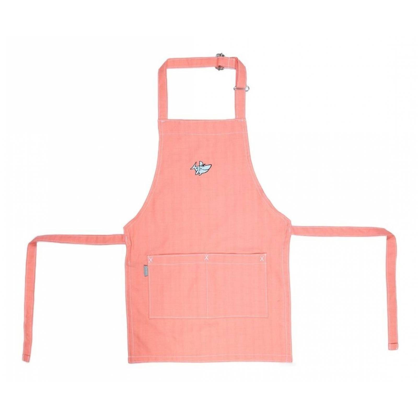 Mandil Delantal Para Niño y Niña Masho, Tamaño Infantil Naranja claro