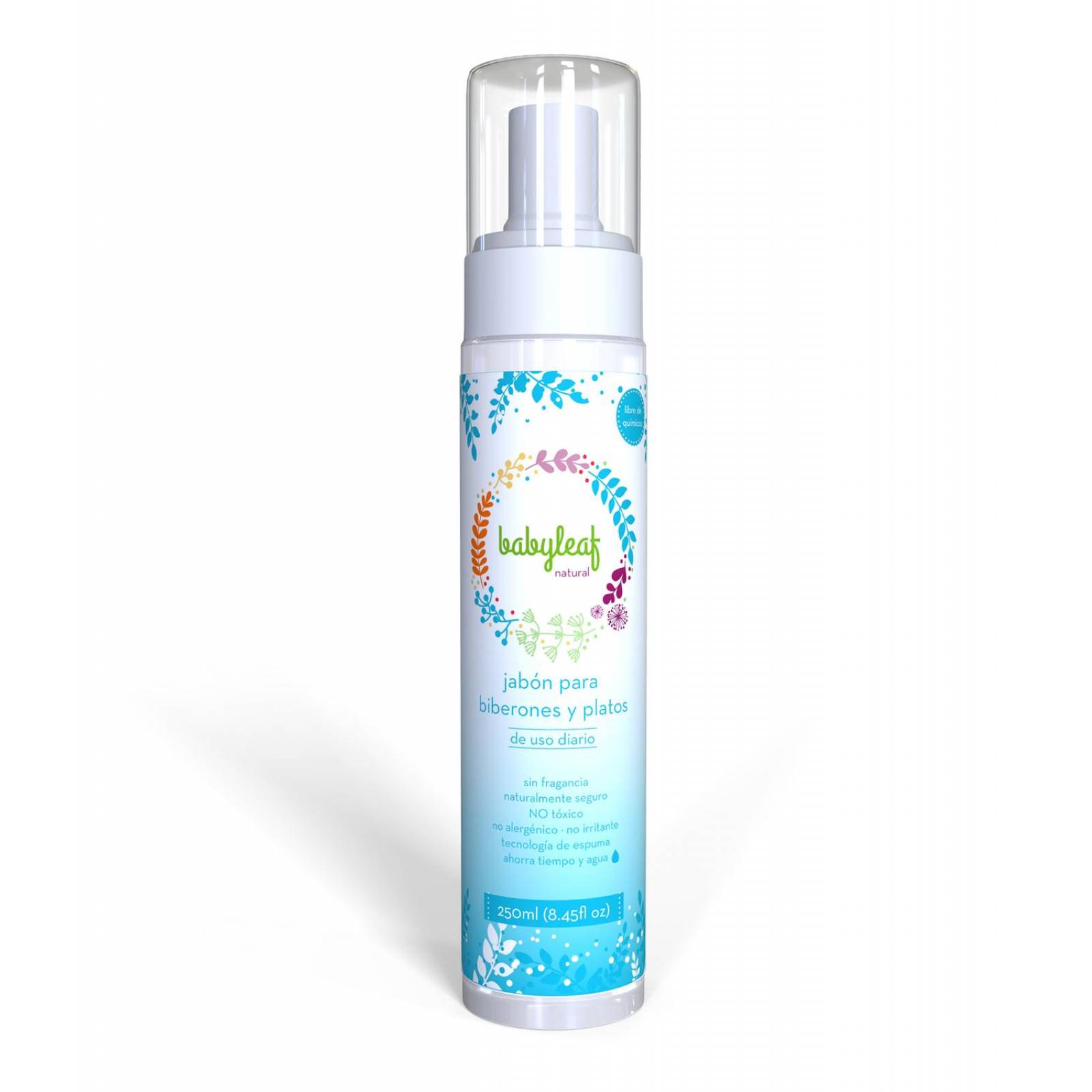 Jabón para Biberones y Platos Bebés Babyleaf, No tóxico