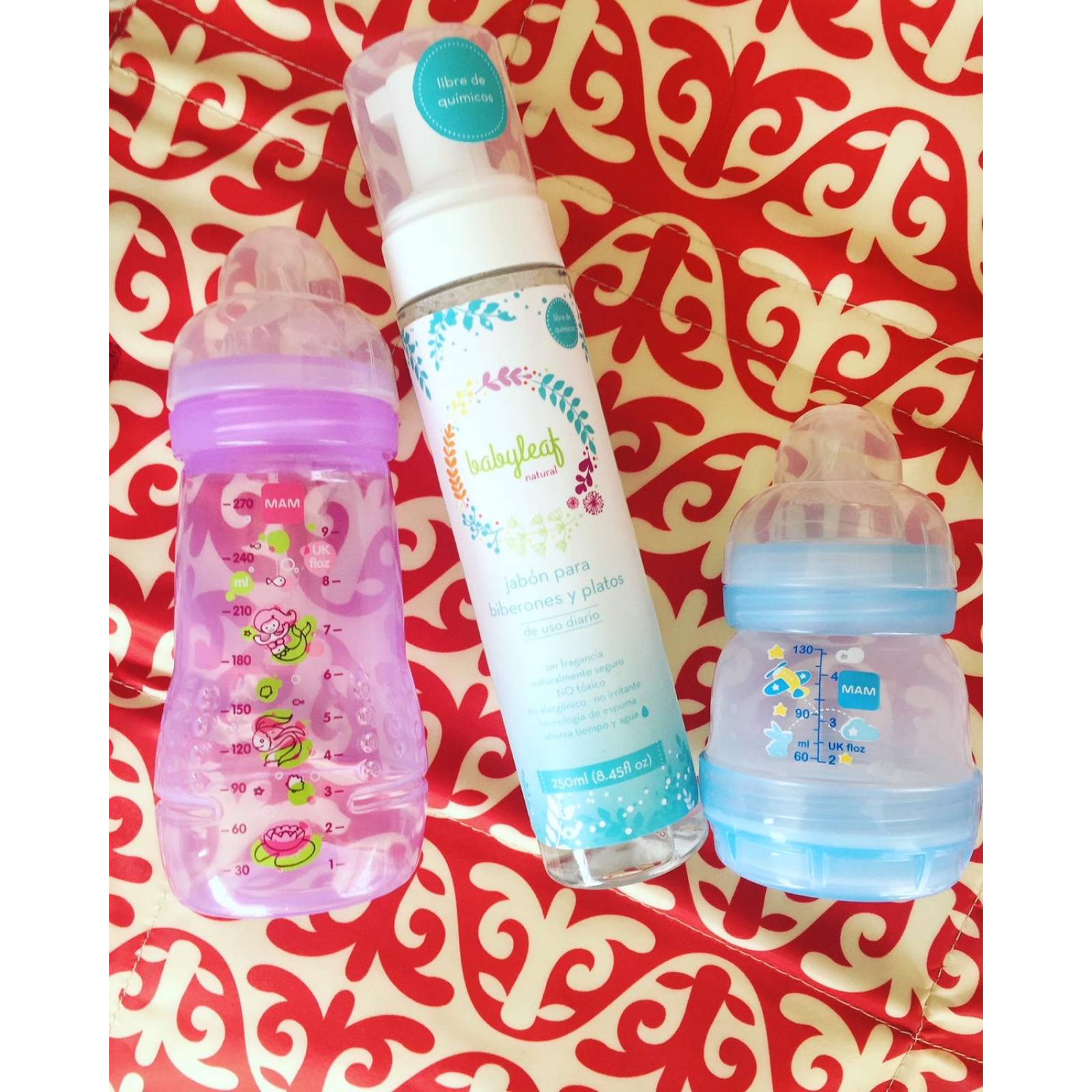 Jabón para Biberones y Platos Bebés Babyleaf, No tóxico