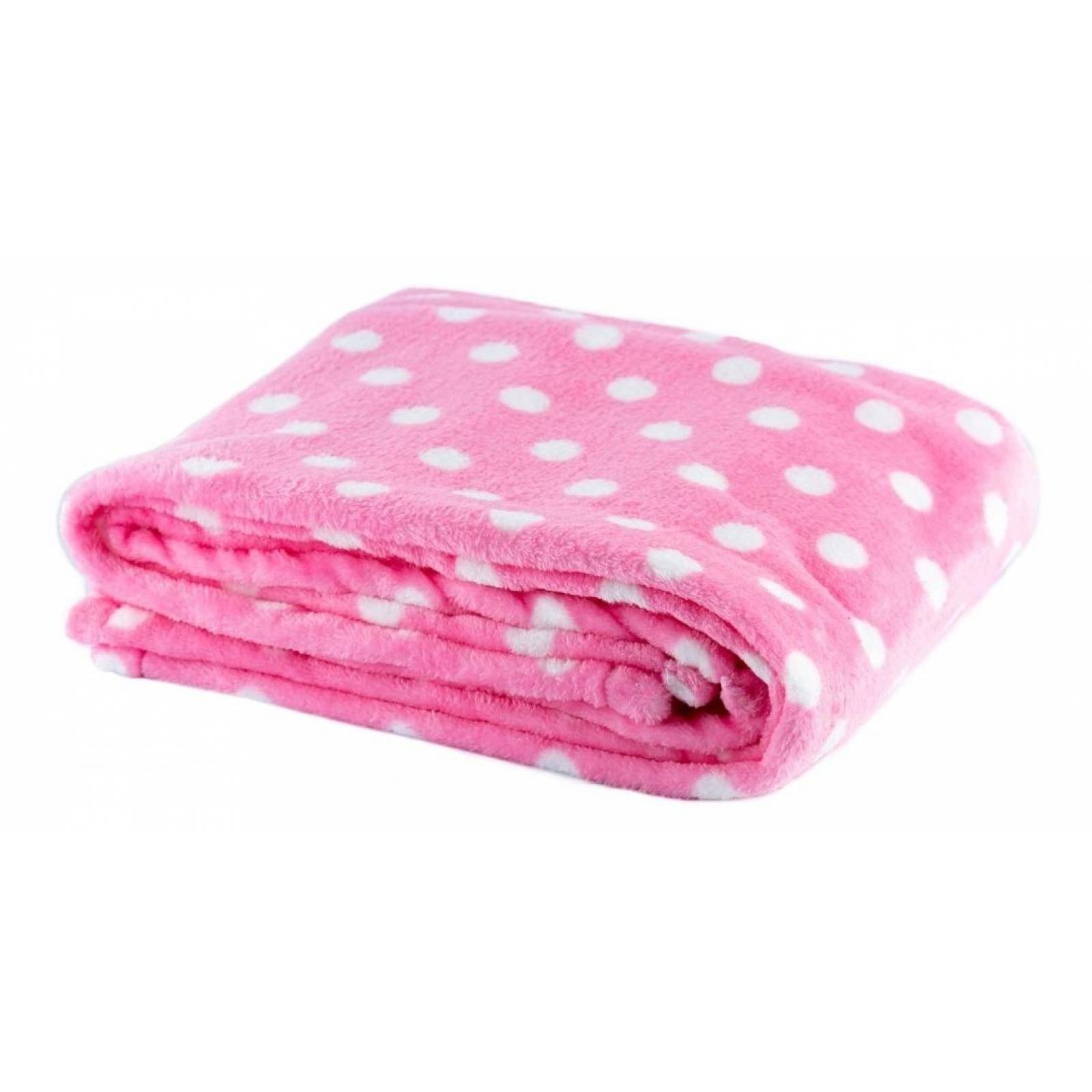 Cobija Para Bebé Calientita Masho, Flannel Polar Suave Rosa Lunar