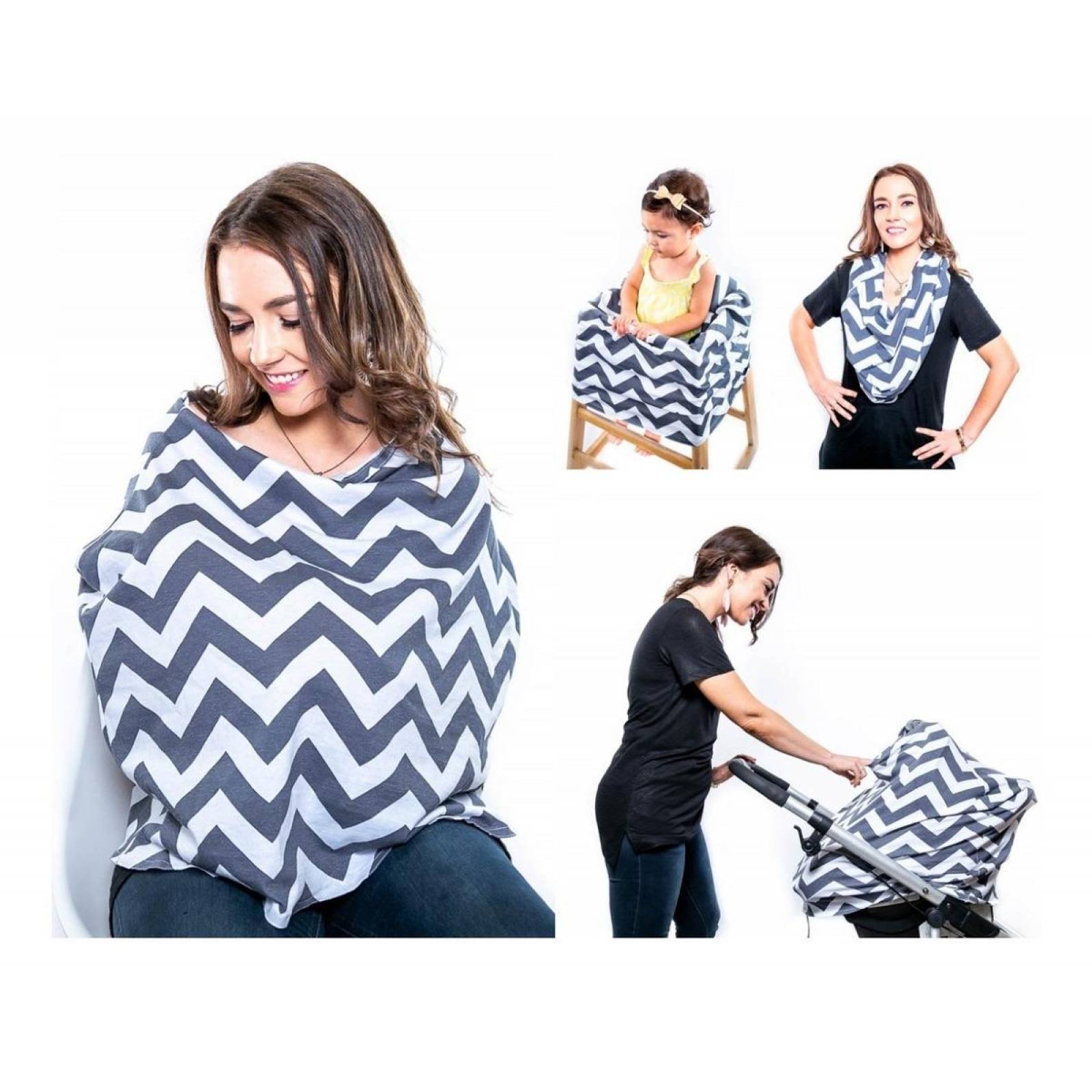 Manta de Lactancia 4 en 1 Masho Unitalla ZigZag