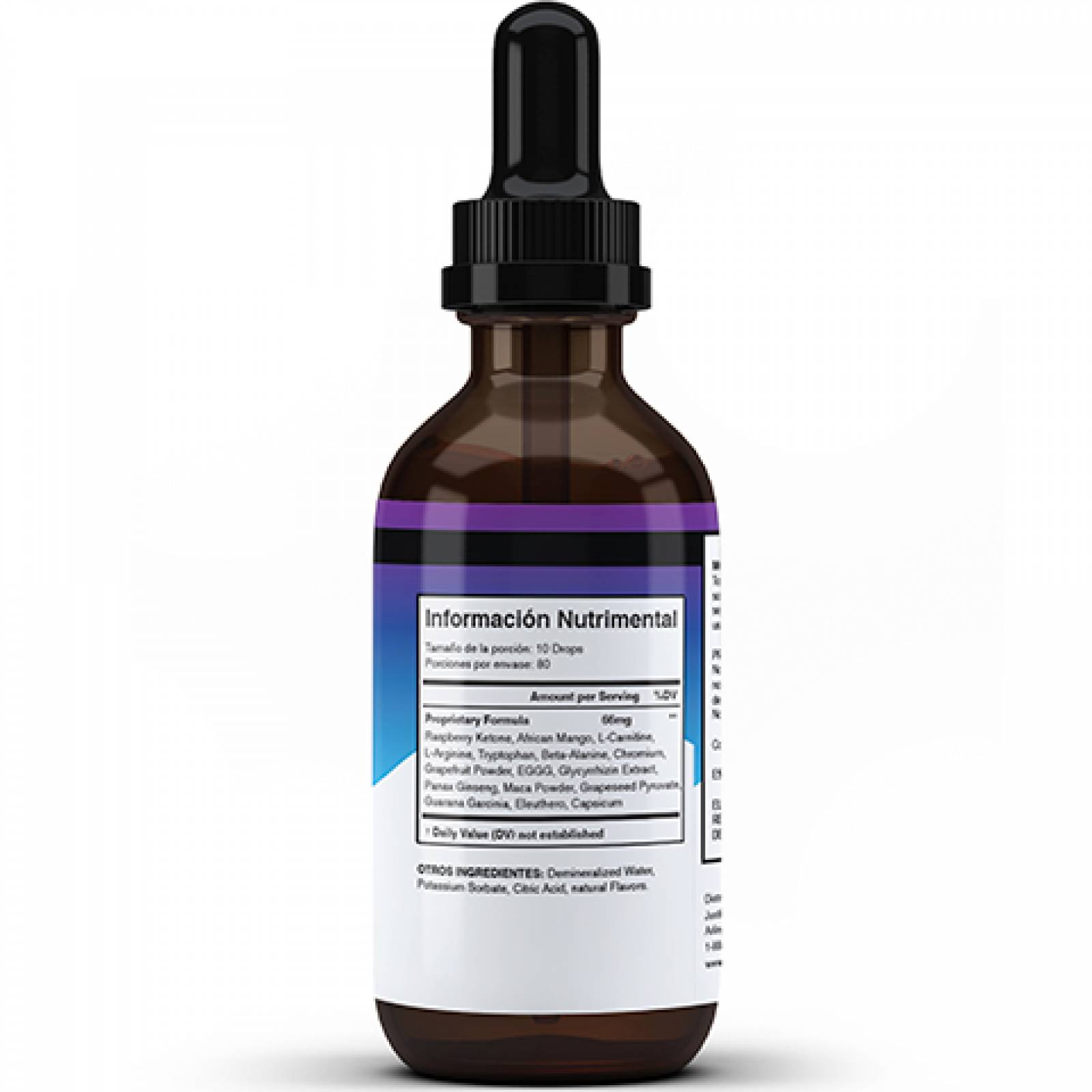 Keto Drops Burn Diet, Suplemento Cetosis Gotas, Vitame Labs 