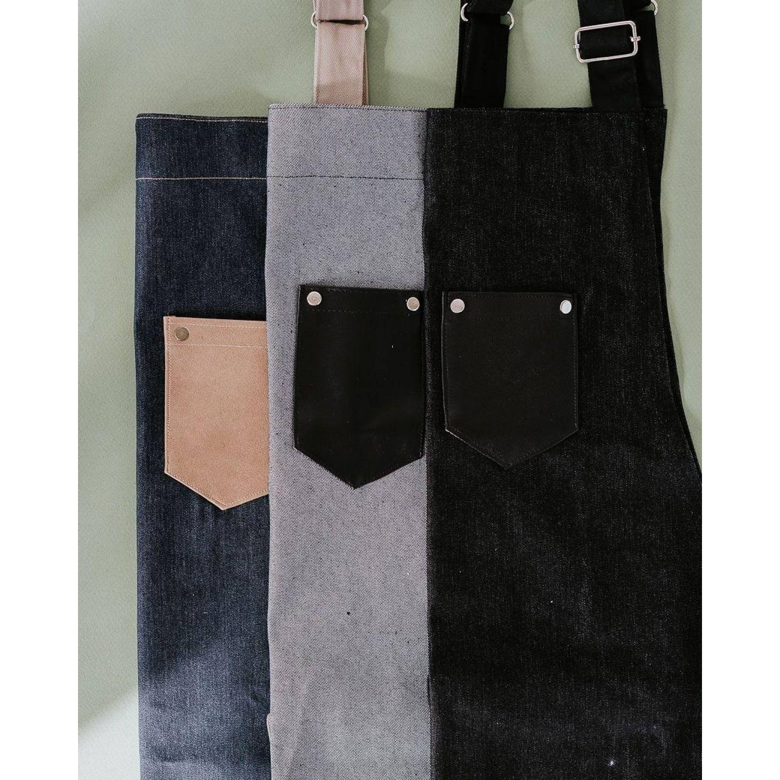 Mandil Delantal para Chef Premium Pesani Mezclilla 