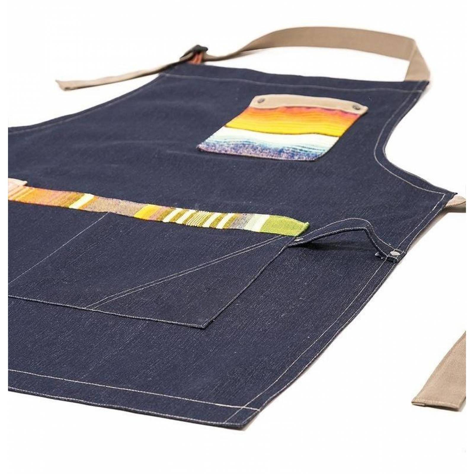 Mandil Delantal para Chef Premium Pesani Mezclilla 