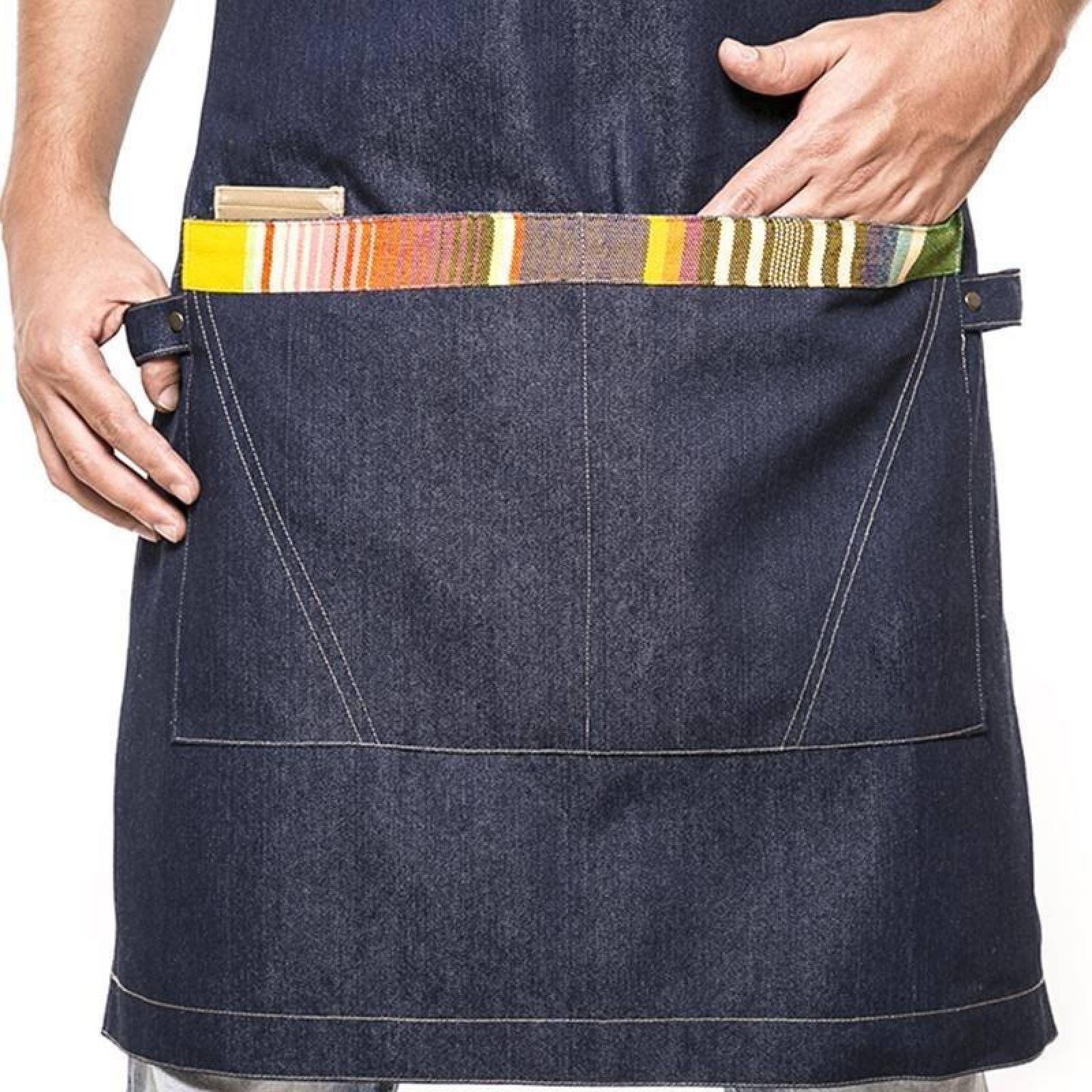 Mandil Delantal para Chef Premium Pesani Mezclilla 