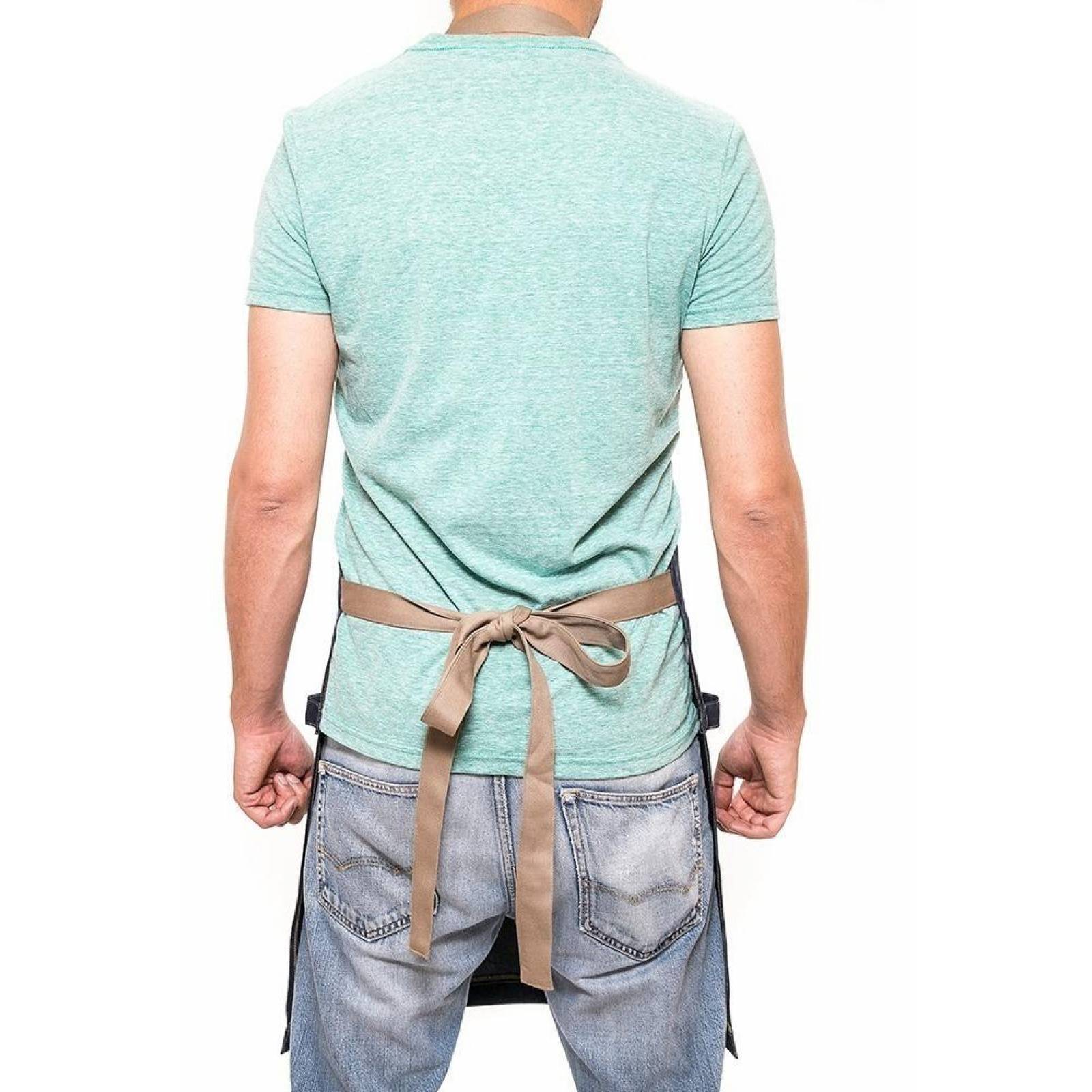 Mandil Delantal para Chef Premium Pesani Mezclilla 