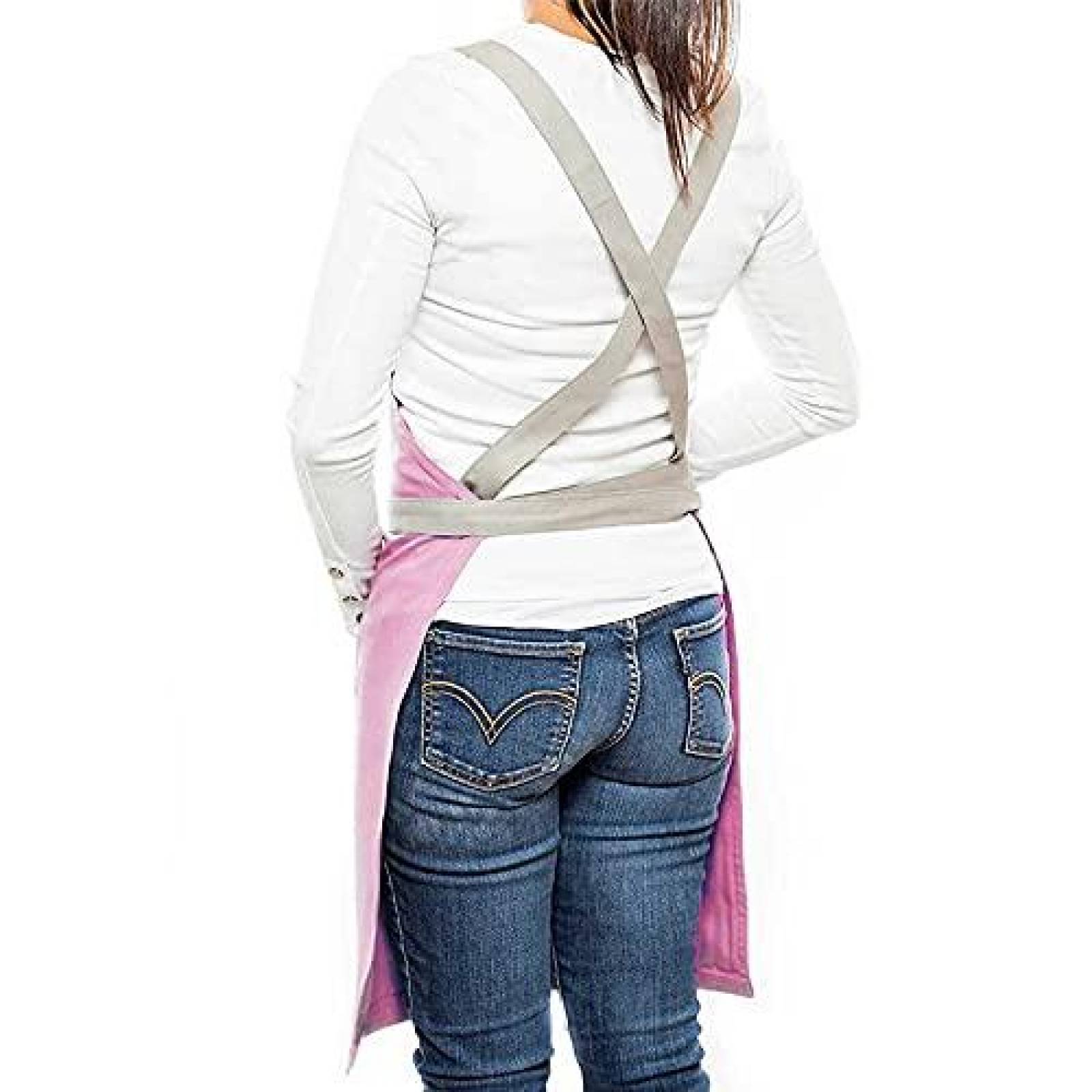 Mandil Delantal Pesani para Mujer Unitalla Multiusos 