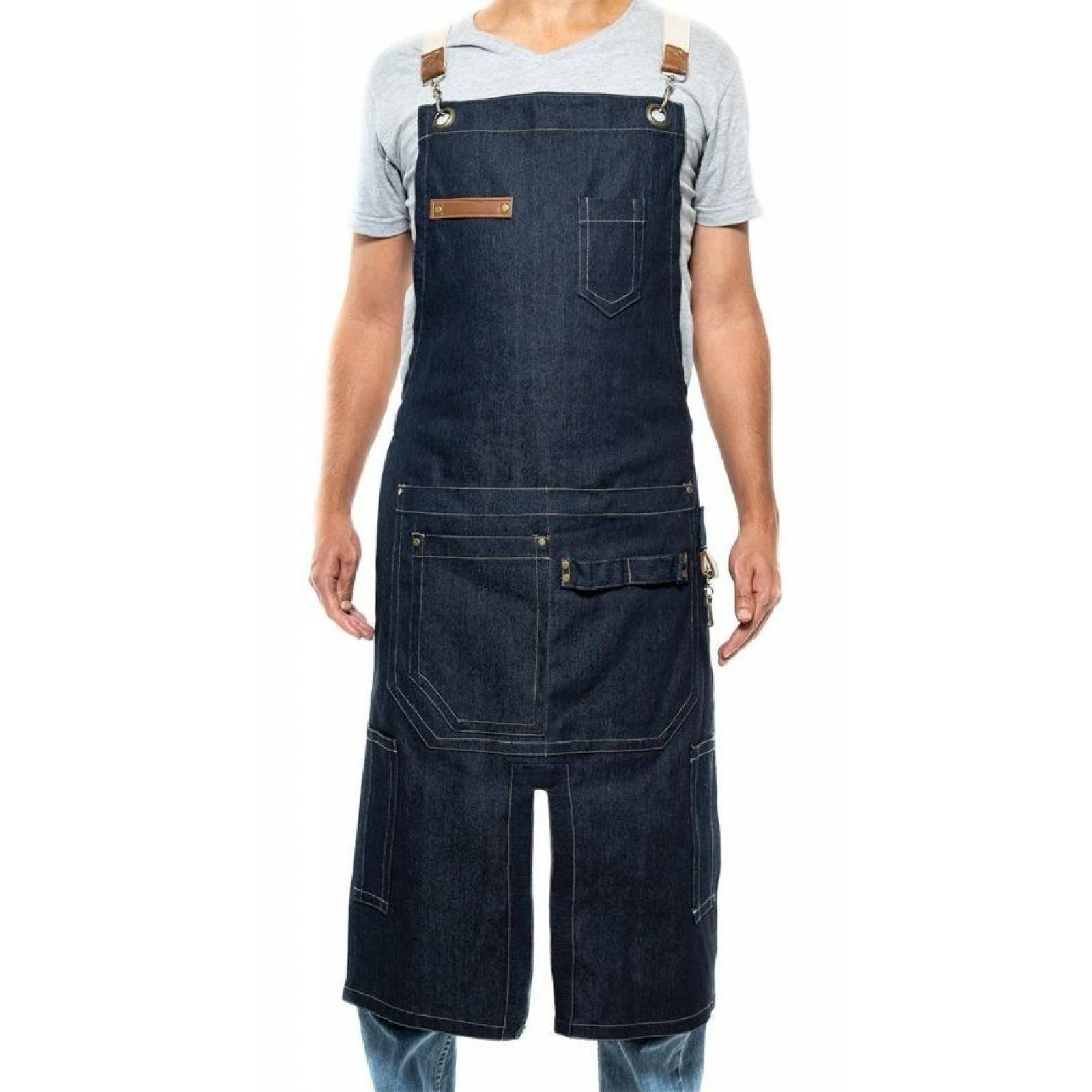 Mandil Delantal Pesani de Mezclilla para Jardinería Unitalla 