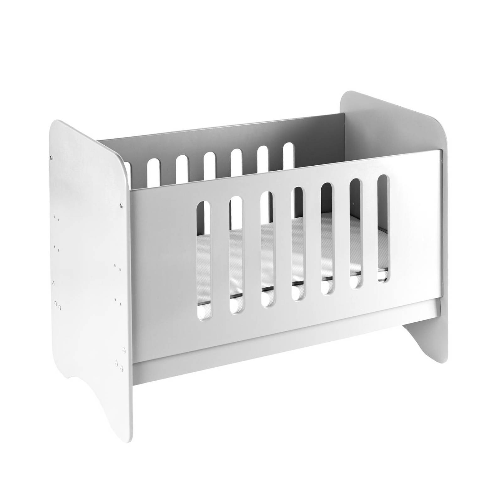 Cuna Armable 4 en 1 con Colchón Matilda & Co Cuna Colecho Unitalla Gris