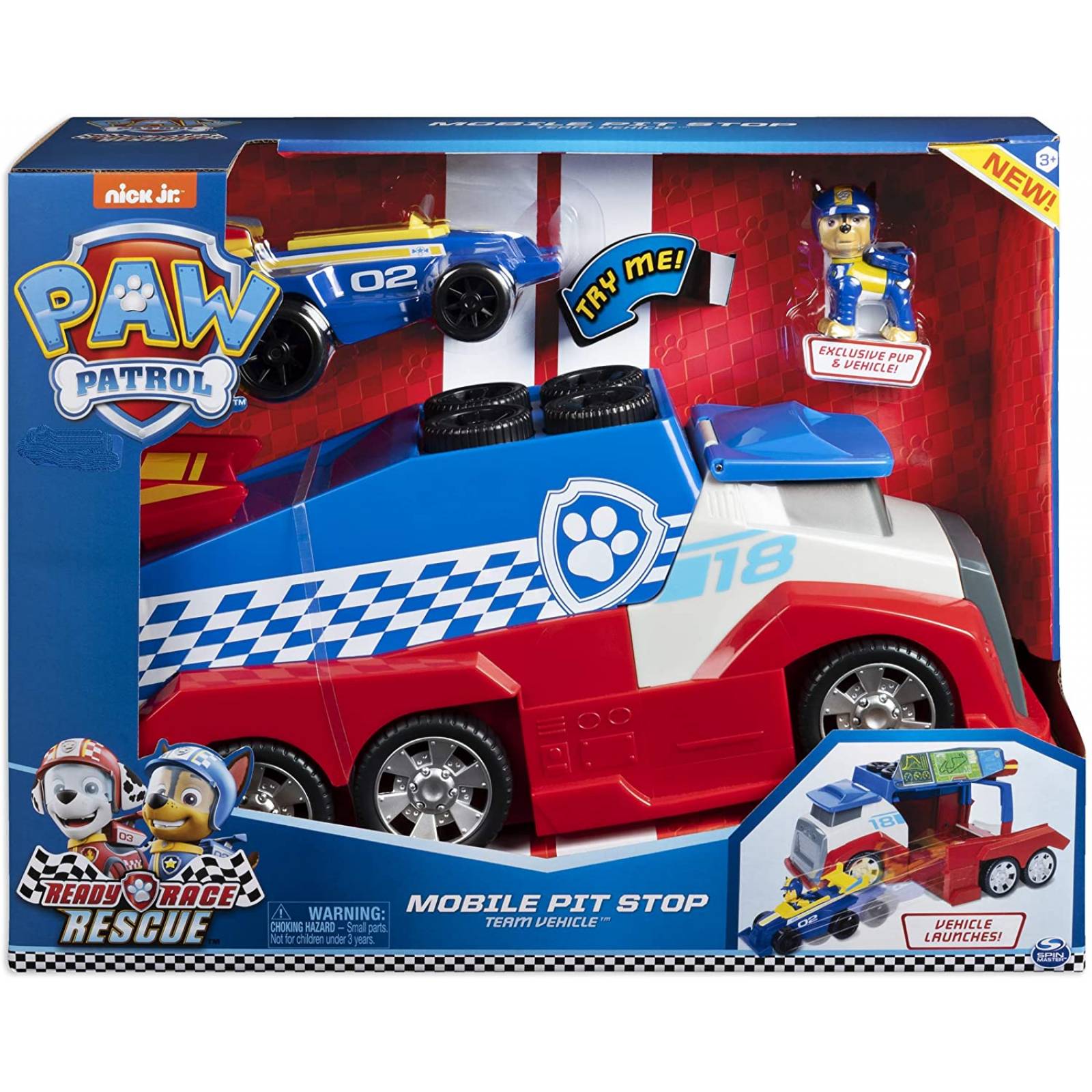 Mobile Pit Stop Rescue Paw Patrol Team V