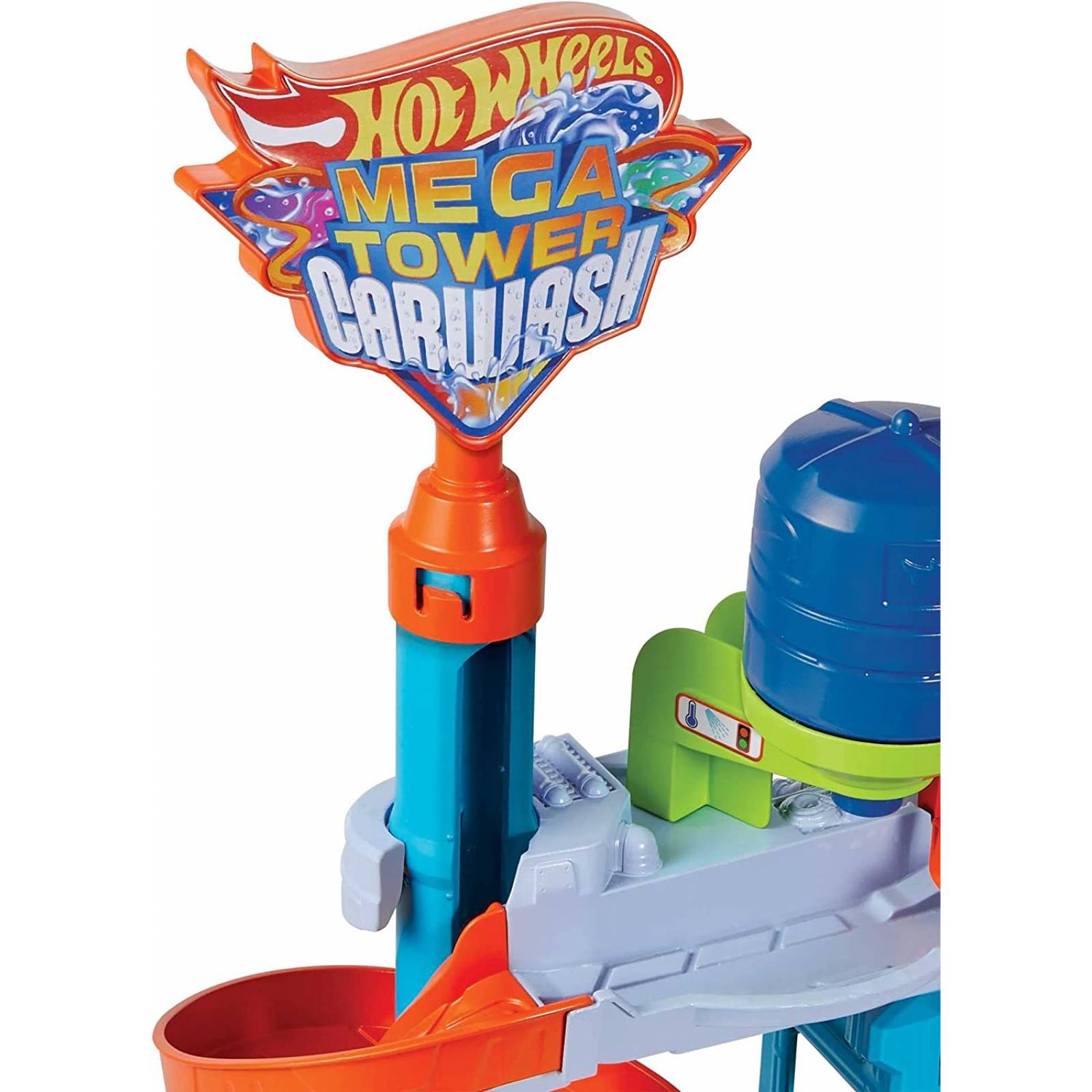 Hot Wheels City Autolavado Mega Torre Set de Juego