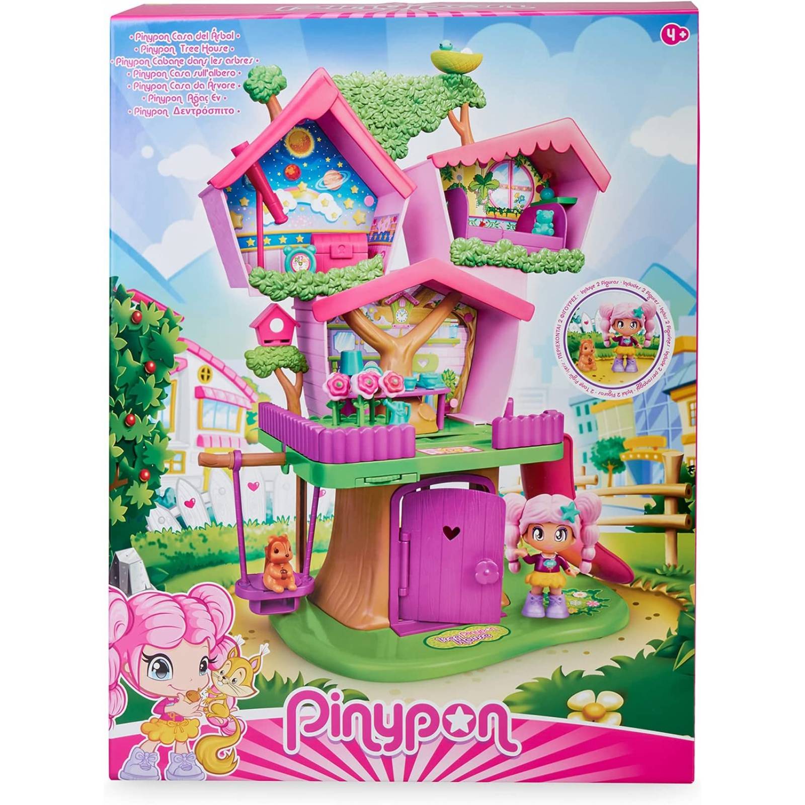 Pinypon Tree Casa Del Árbol + 20 accesorios