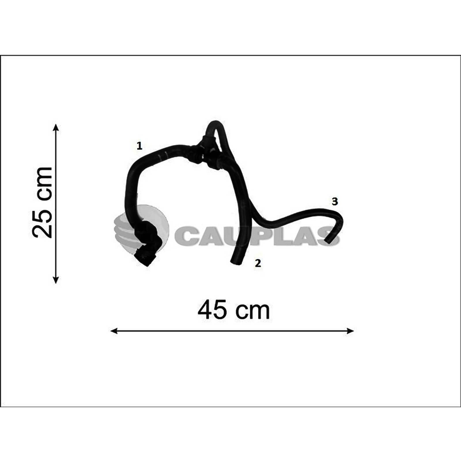 Manguera Calefaccion Meriva 2006-2008 1.8 Gasolina