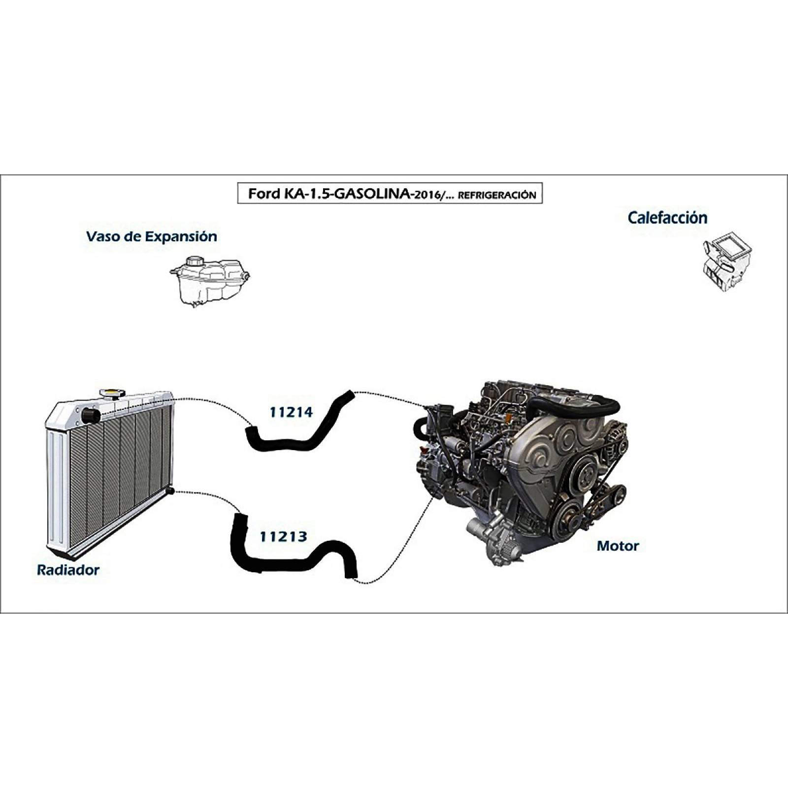 Manguera Radiador Figo 2016-2019 1.5 Inferior