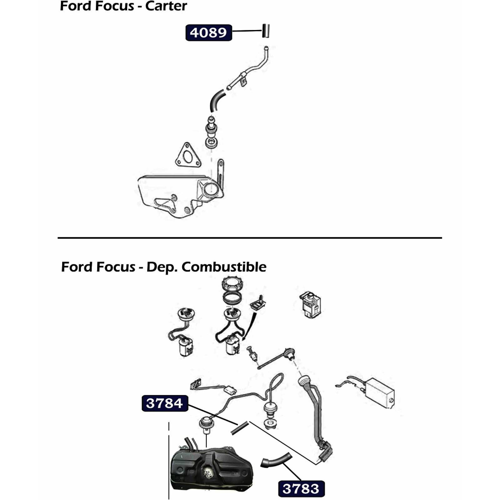 Manguera Descarga Gases Focus 2000-2004 2.0 Gasolina