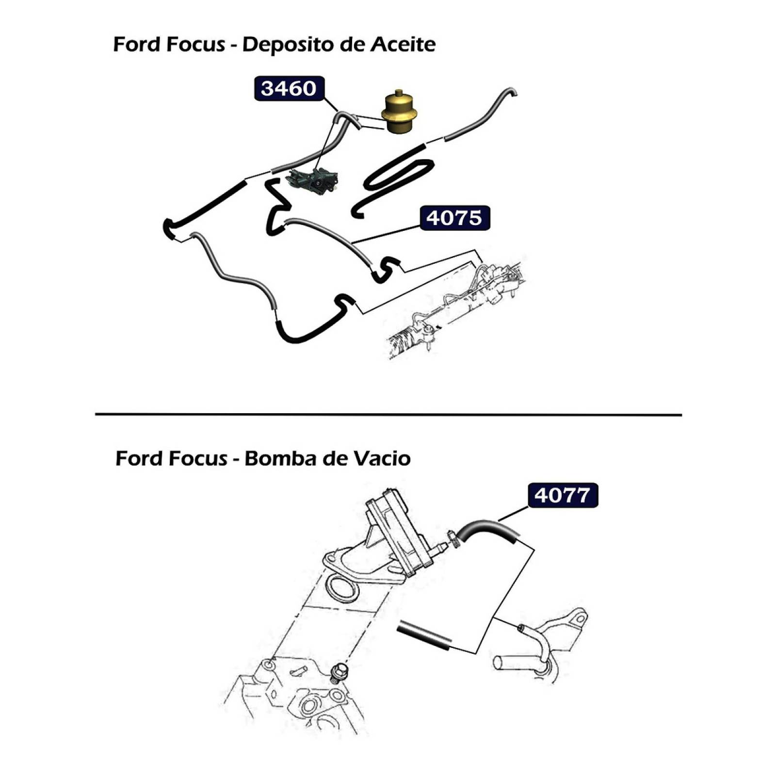 Manguera Direccion Hidraulica Focus 03-08 1.6 Gasolina