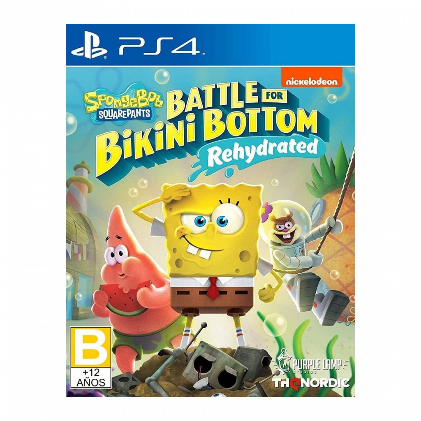 SPONGEBOB SQUAREPANTS: BATTLE FOR BIKINI BOTTOM - REHYDRATED - PS4
