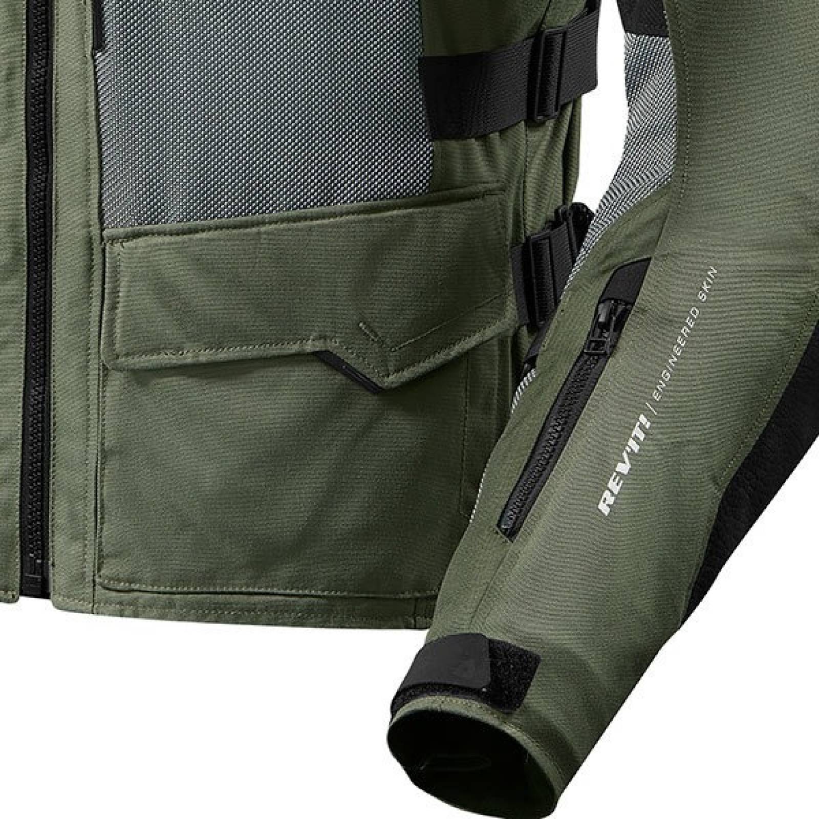 Chamarra Revit Cayenne Pro Verde Negro M