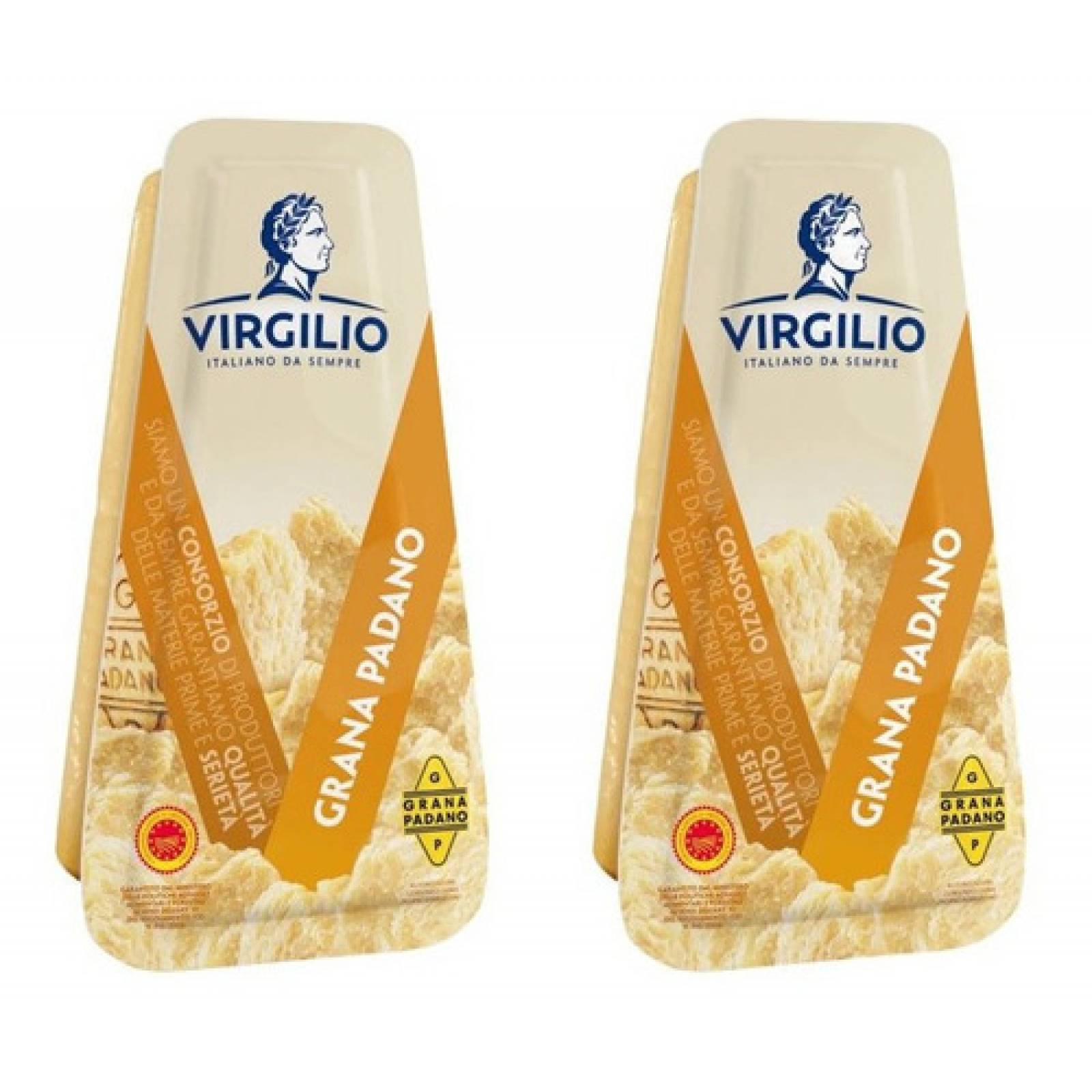 2 Pack Queso Grana Padano Virgilio 200Grs