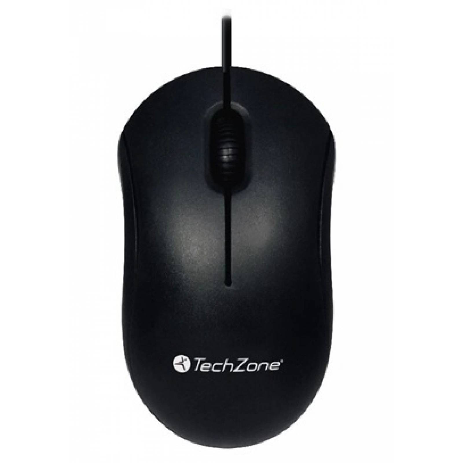 Mouse Óptico Alámbrico Techzone Tzmou01 , Usb, 800dpi, Negro