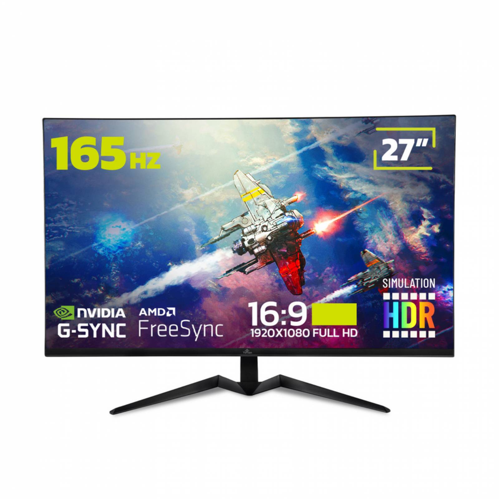 Monitor Gamer Yeyian LED 27 Full HD Widescreen G-Sync/FreeSync 165Hz