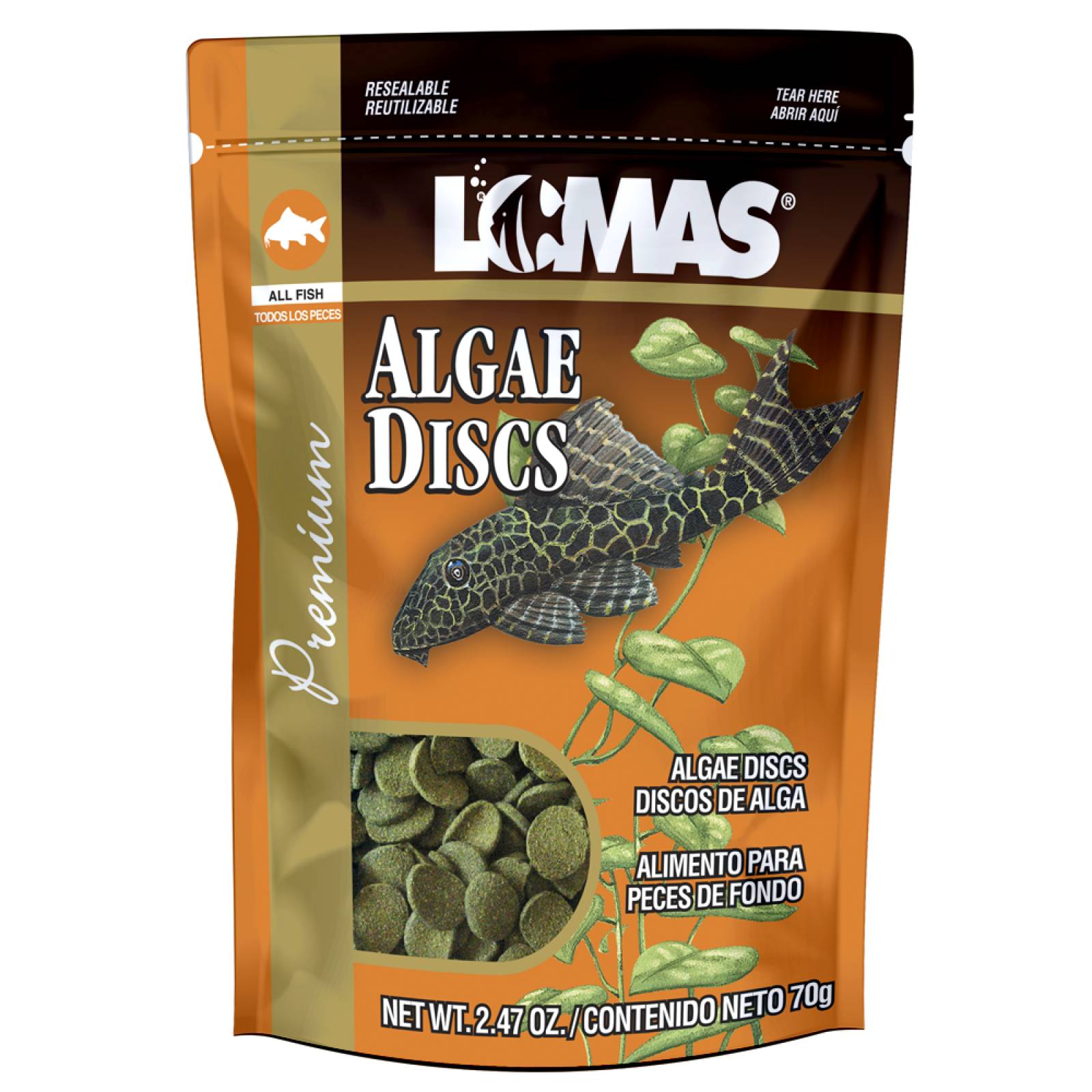 Alimento P/peces De Fondo 70 G