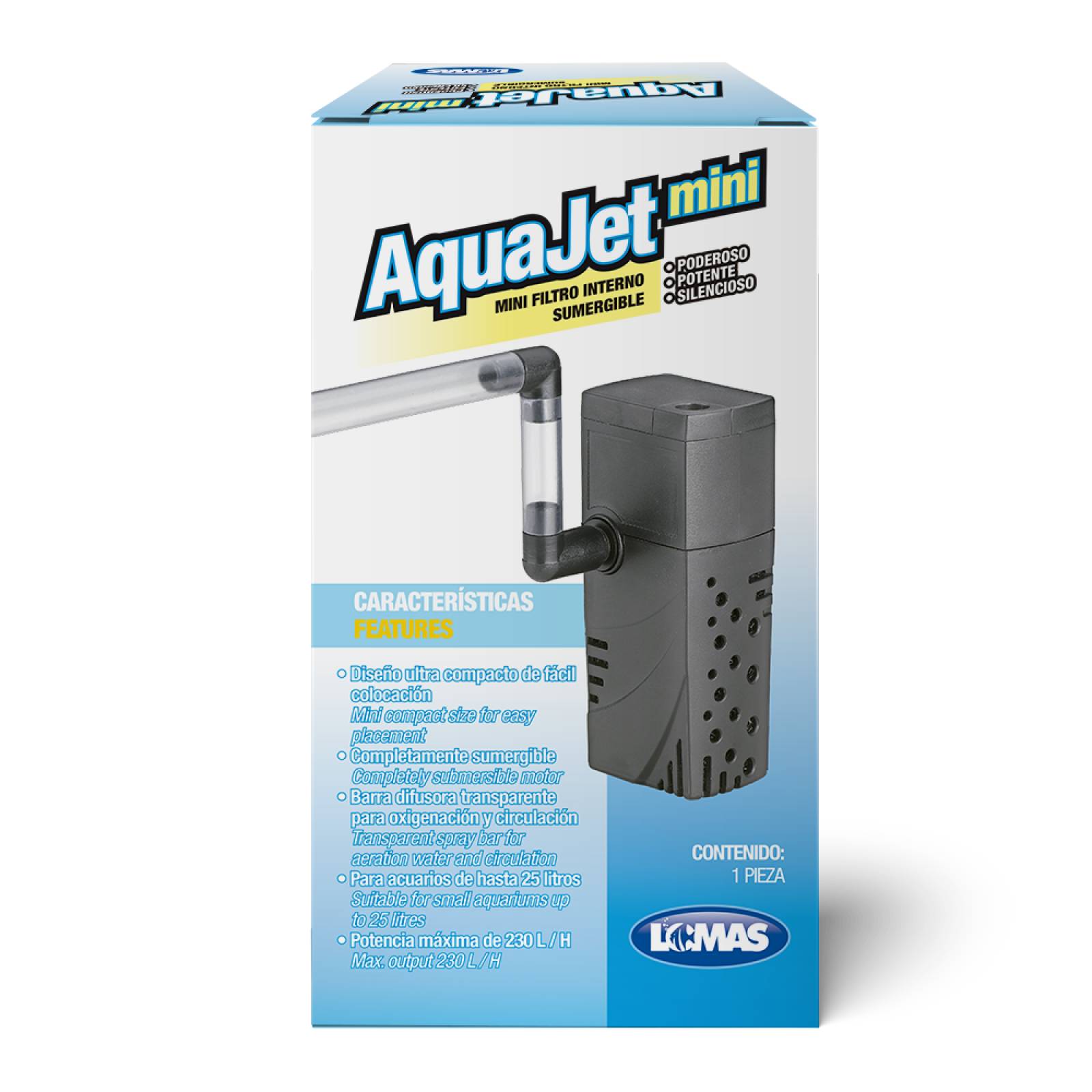 Filtro Interno Aquajet Mini 25 L