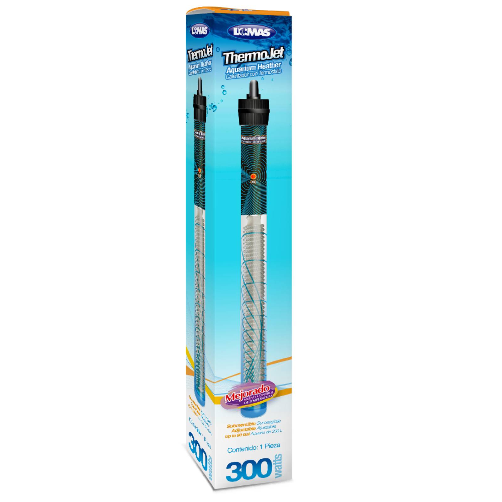 Calentador Sumergible C/termostato Thermojet 300 W