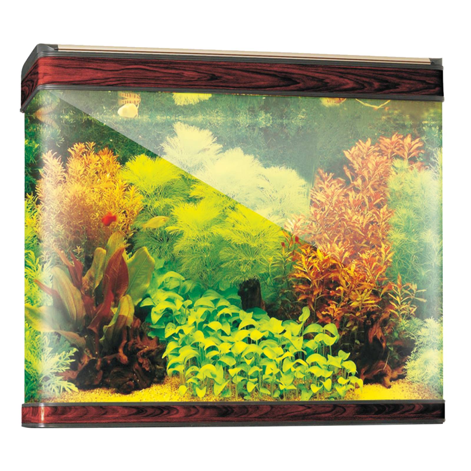 Kit Acuario Duralumin Alto C/Luz Led 160 L