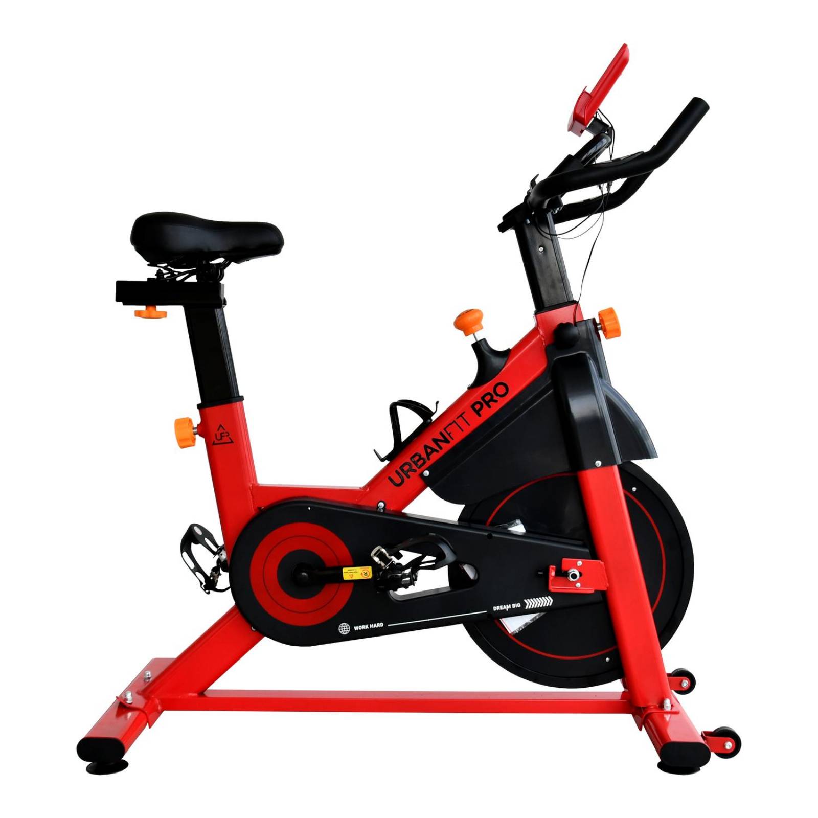 Bicicleta fija para spinning Urbanfit Pro Roja
