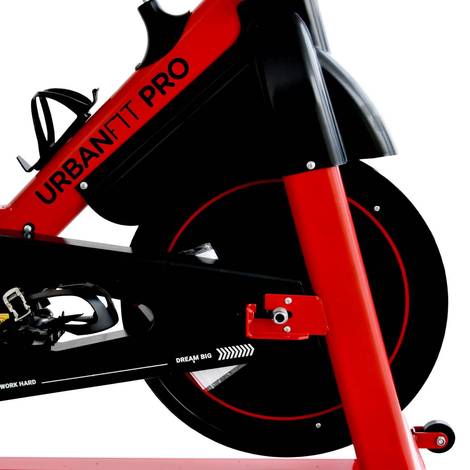 Bicicleta fija para spinning Urbanfit Pro Roja