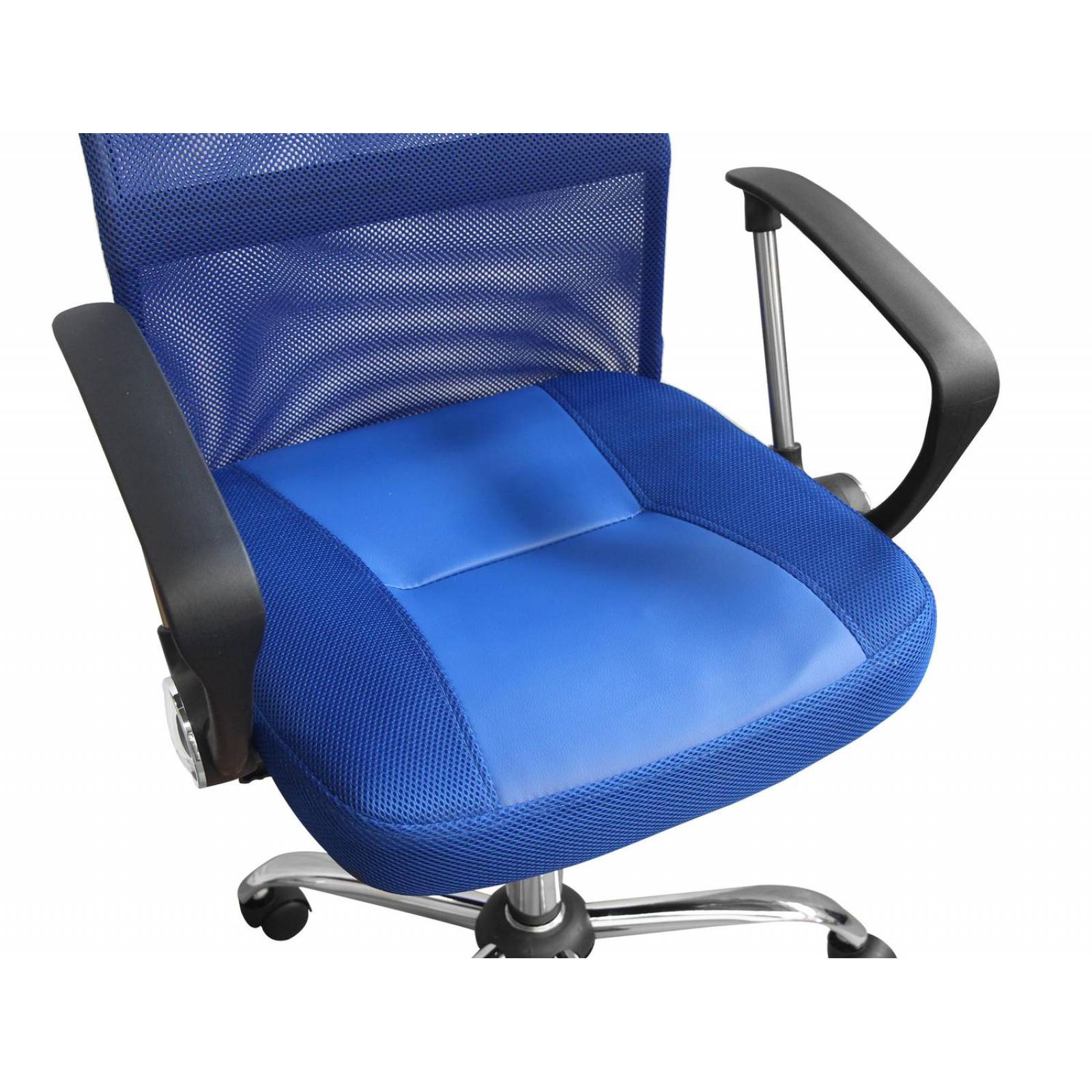 Silla Ejecutiva Ergonómica Respaldo Alto Azul