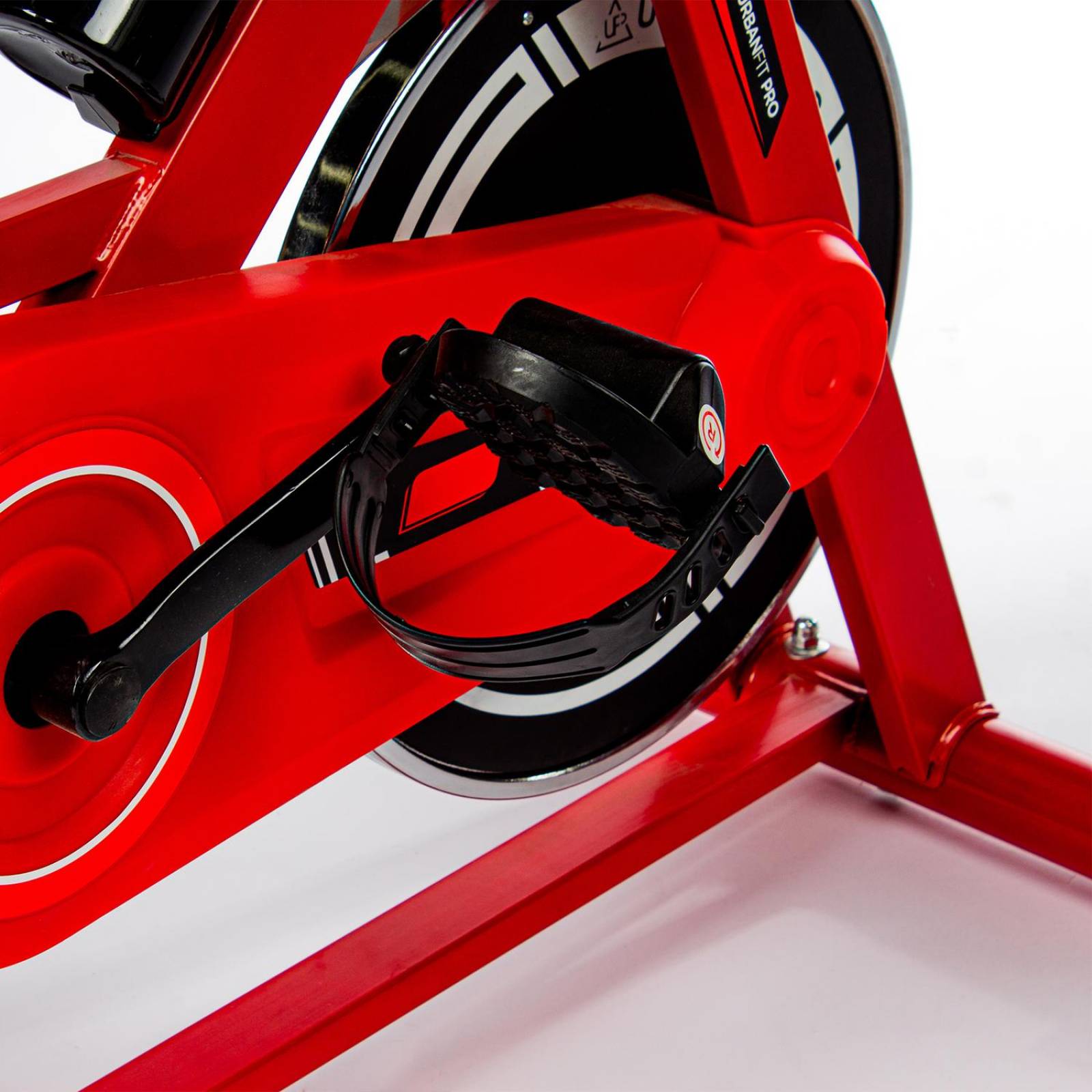 Bicicleta fija para spinning UrbanFit Pro Indoor Rojo