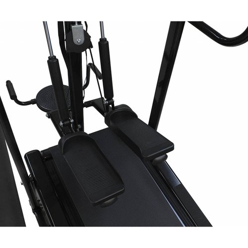 Caminadora Fuxion Sports Multifuncional Escaladora Mecánica 4 en 1 Negro