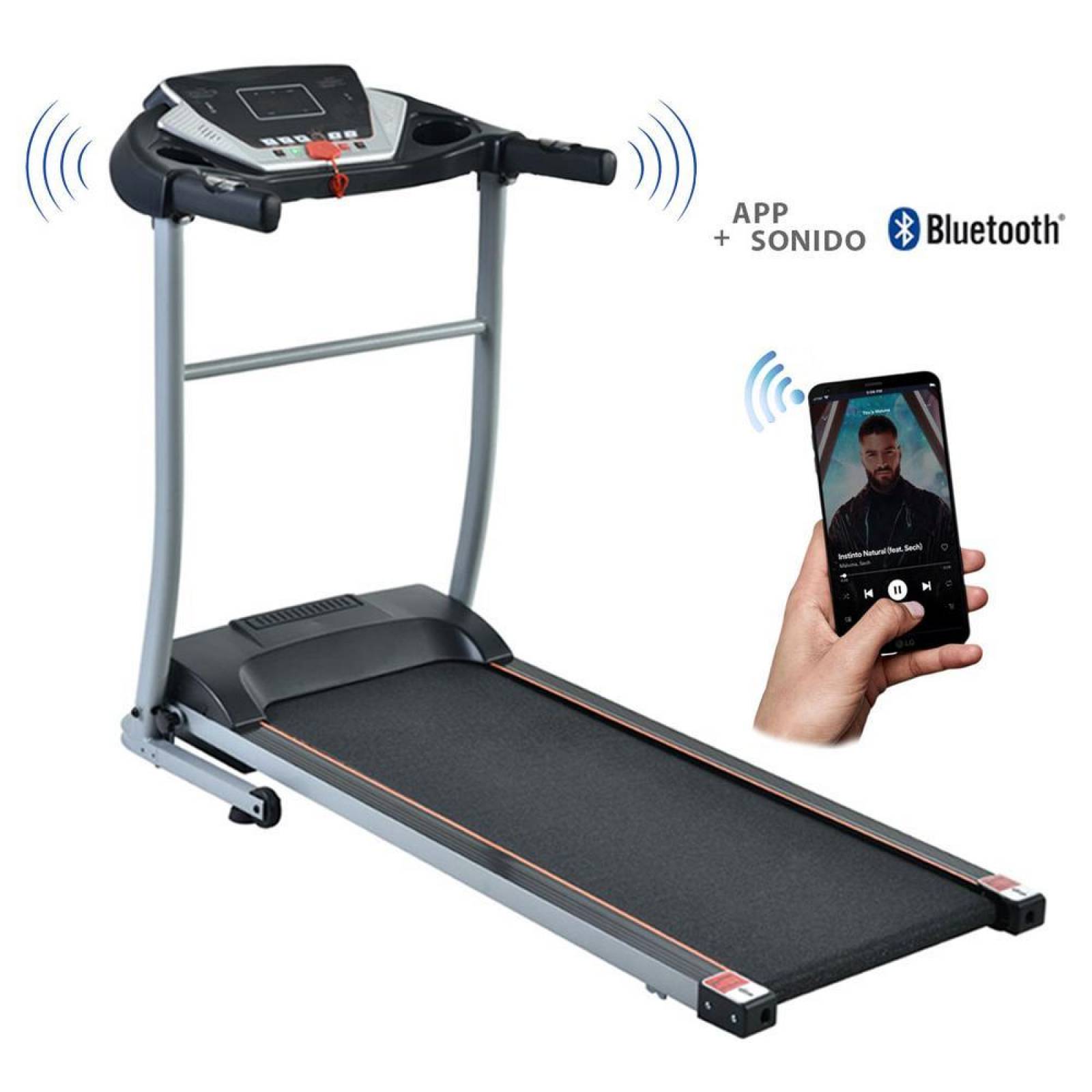 Caminadora UrbanFit Pro Eléctrica 1.75HP Negra UrbanFit Pro