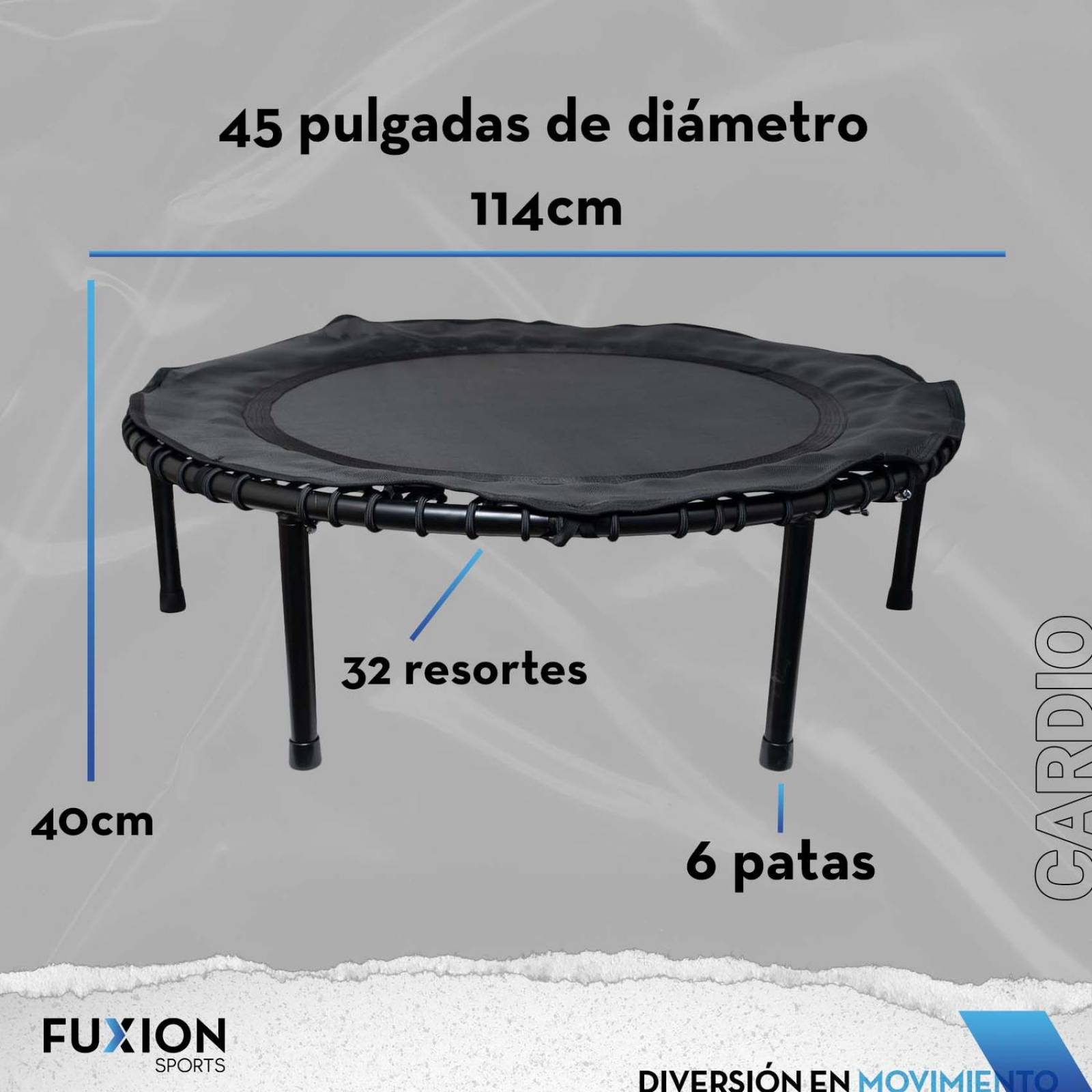 Trampolín Brincolín de 45 pulgadas